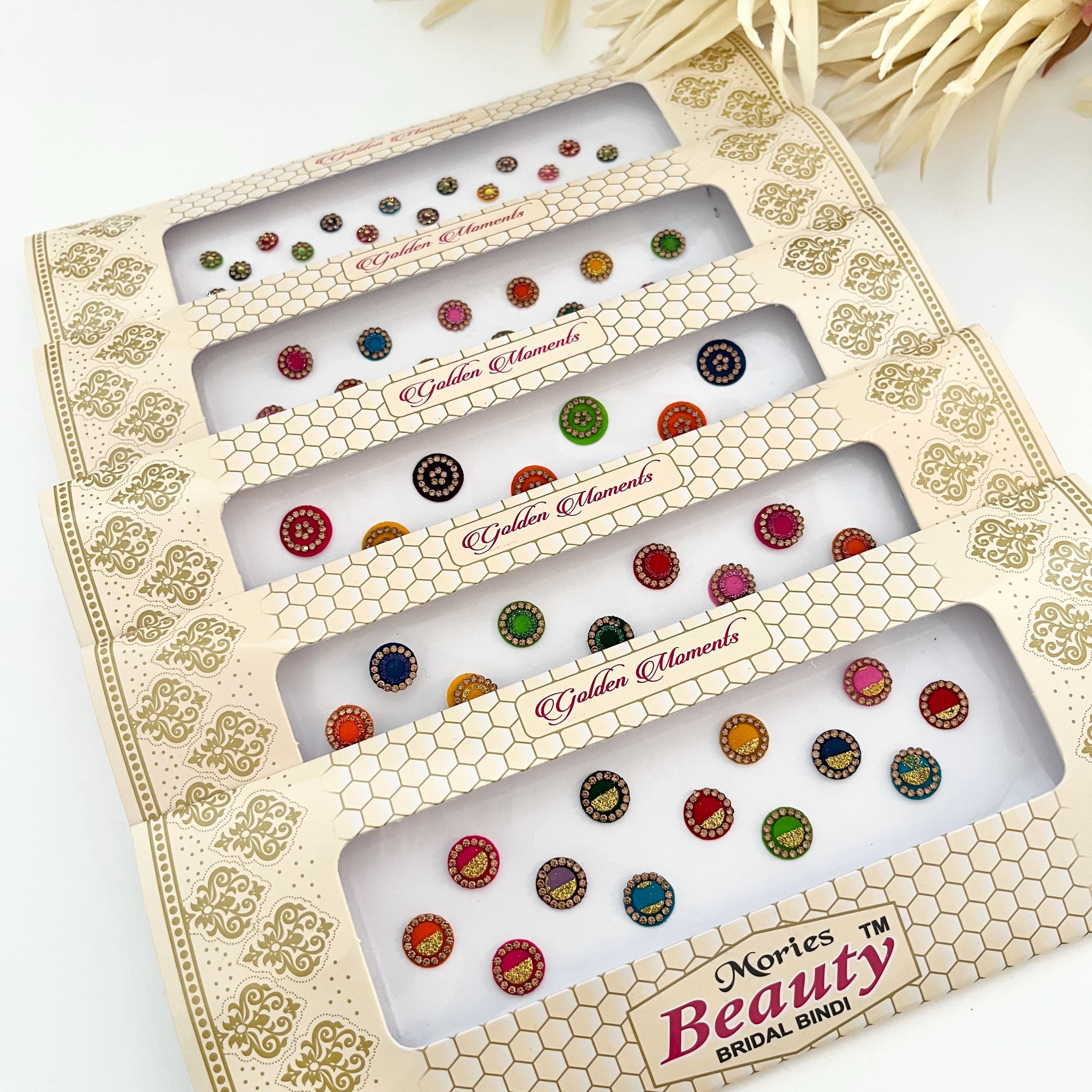 Indian Punjabi Bollywood traditional Fancy Bindi Packets Multicolour