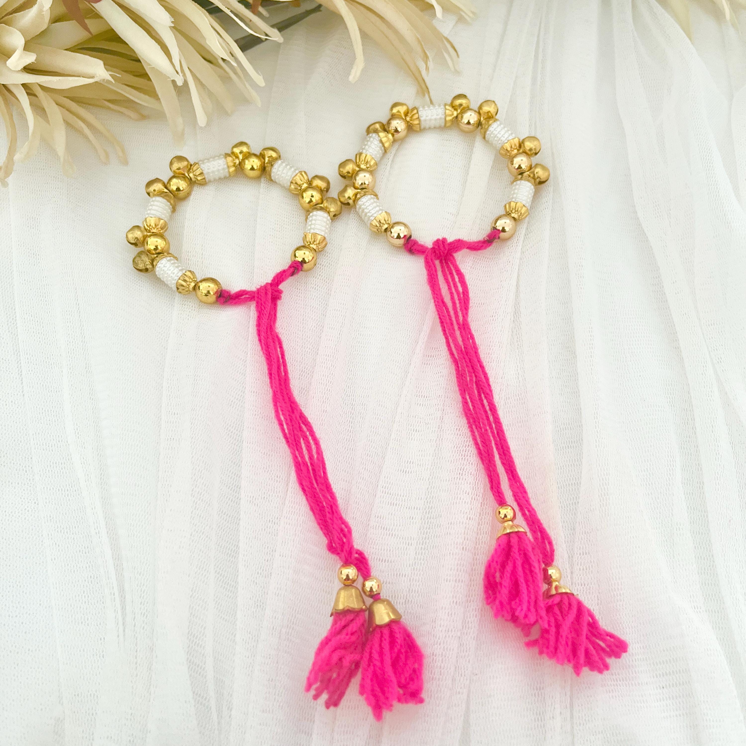 Bracelet Ganney & Atta Mauli Ball Indian Punjabi Wedding Maiyan Ceremony Haldi Ceremony Wedding Momento Favours Gift Fancy Gane Gaanas