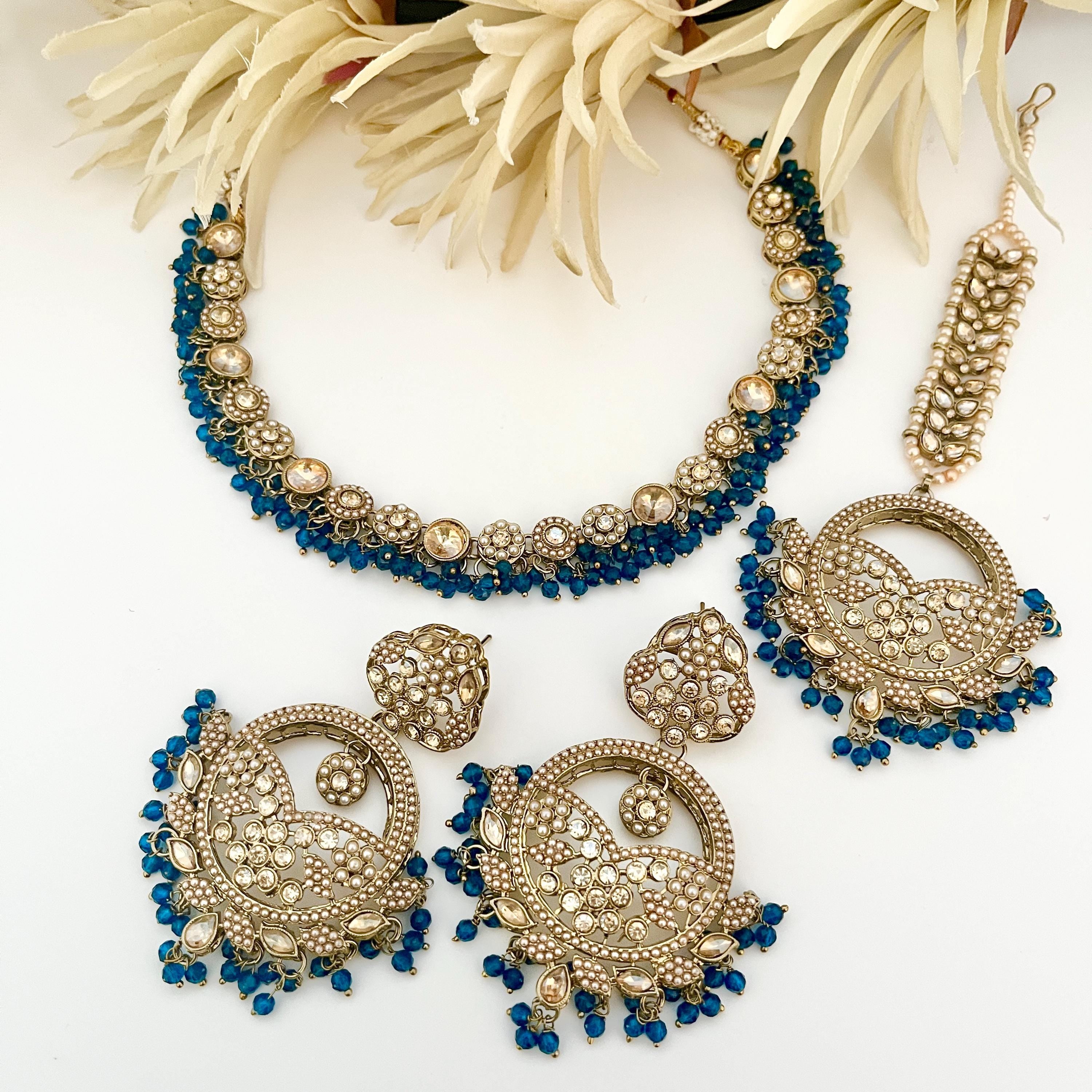 Indian Jewellery, Choker Polki Necklace, Indian Bridal Sets, Pakistani Jewellery, Bollywood