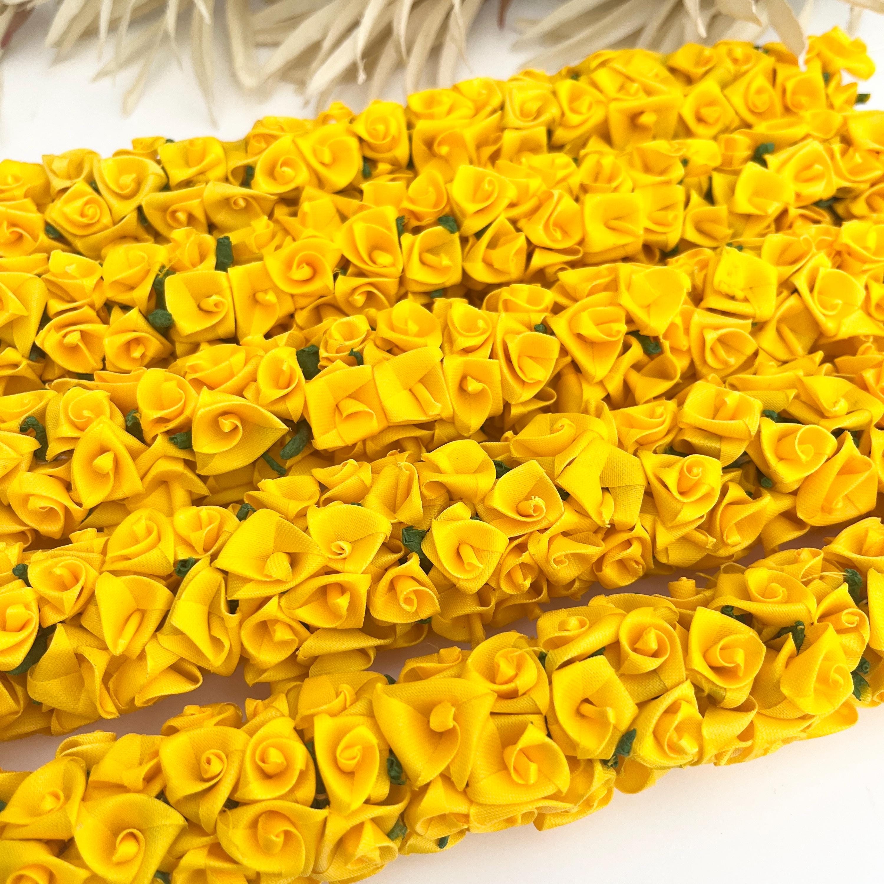 Reusable Gajra Hair Tiara: Foam Fabric Floral Hair Accessories
