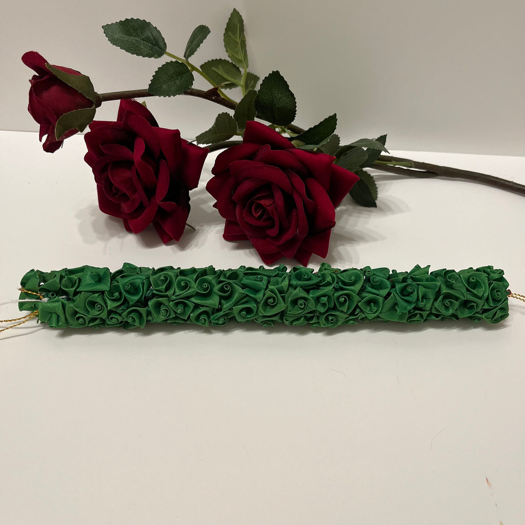 Resuable Gajra hair accessories tiara, made of foam fabric. Bharatanatyam / kuchipudi dance / weddings/ events/ bride / hair accessories