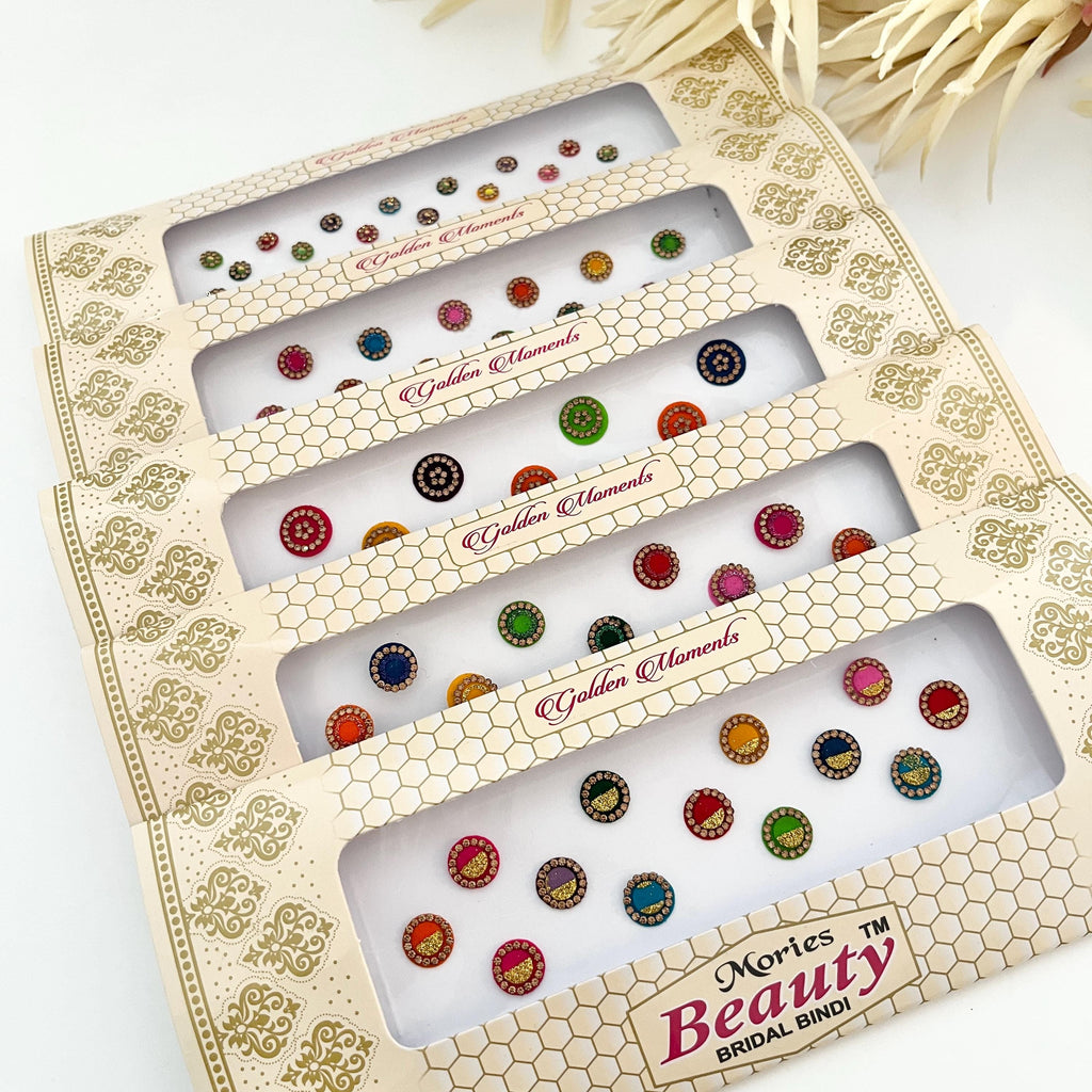 Indian Punjabi Bollywood traditional Fancy Bindi Packets Multicolour