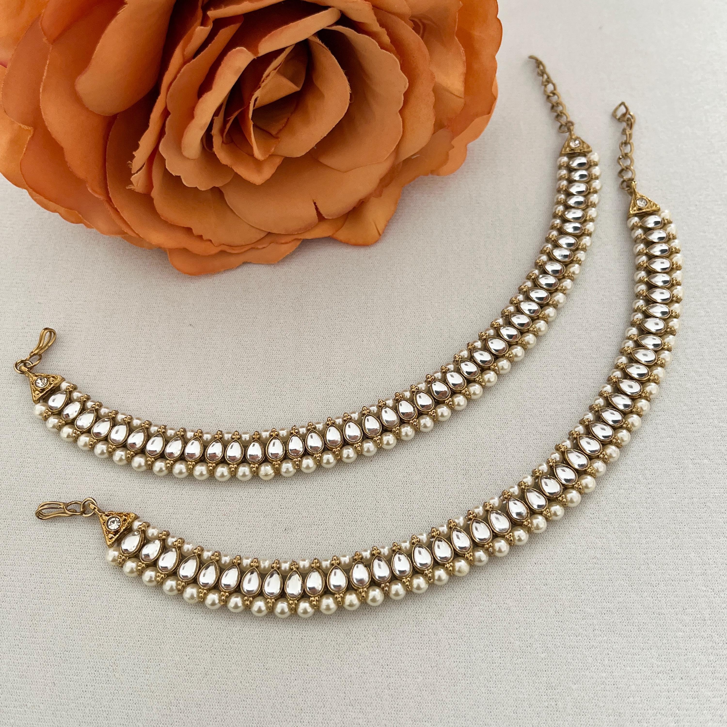 Beautiful Bridal Payal, Ghunghroo Silver Payal, Elegant Payal Anklets, Ghungru Anklets, Payzeb, Body Jewelry, Anklet, Gold Payal