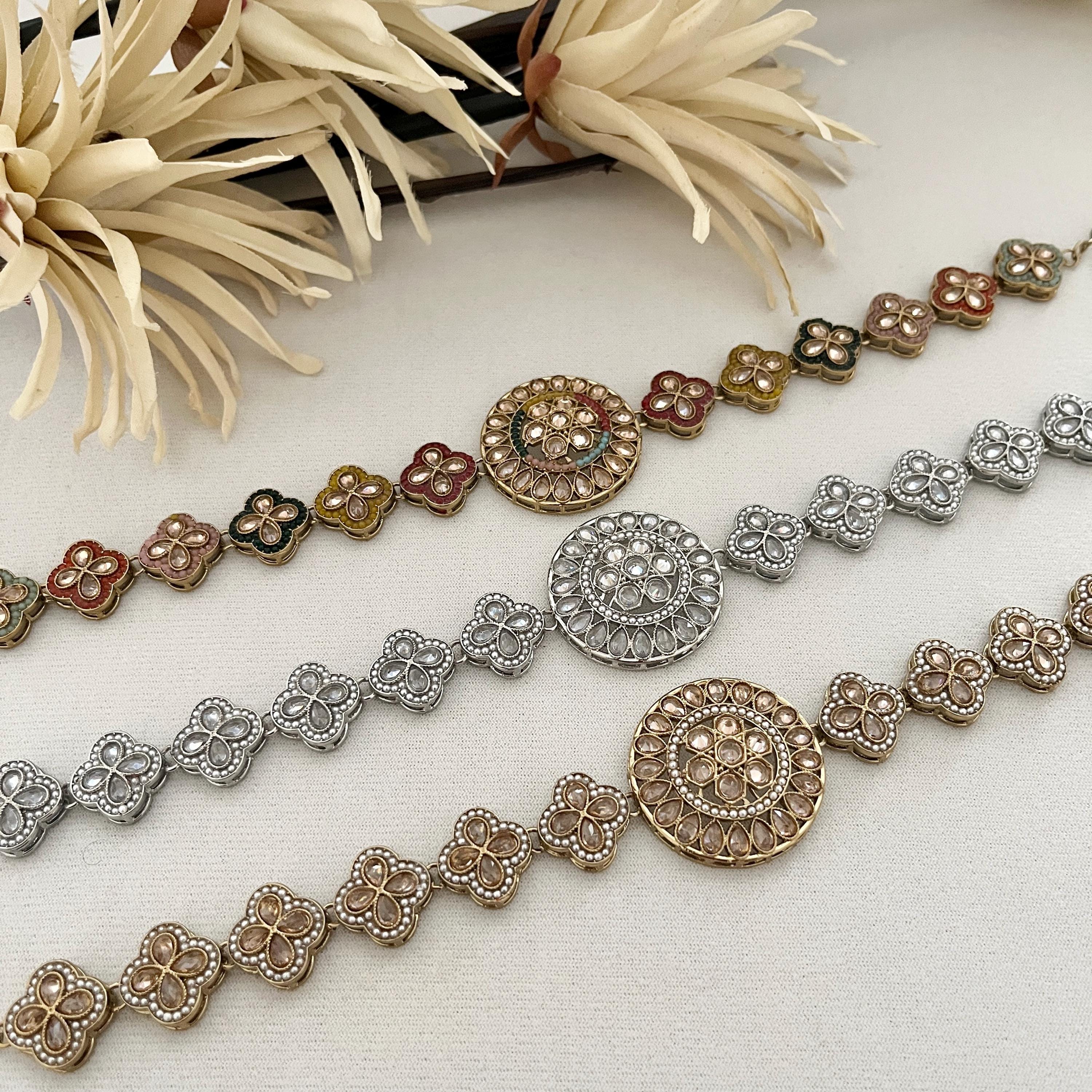 Mathapatti/Sheeshphool/Polki Kundan/Fine Kundan/High Quality/Bridal Jewelry/Bollywood/Shish Patti/Indian Bridal Jewelry/Pakistani Bridal