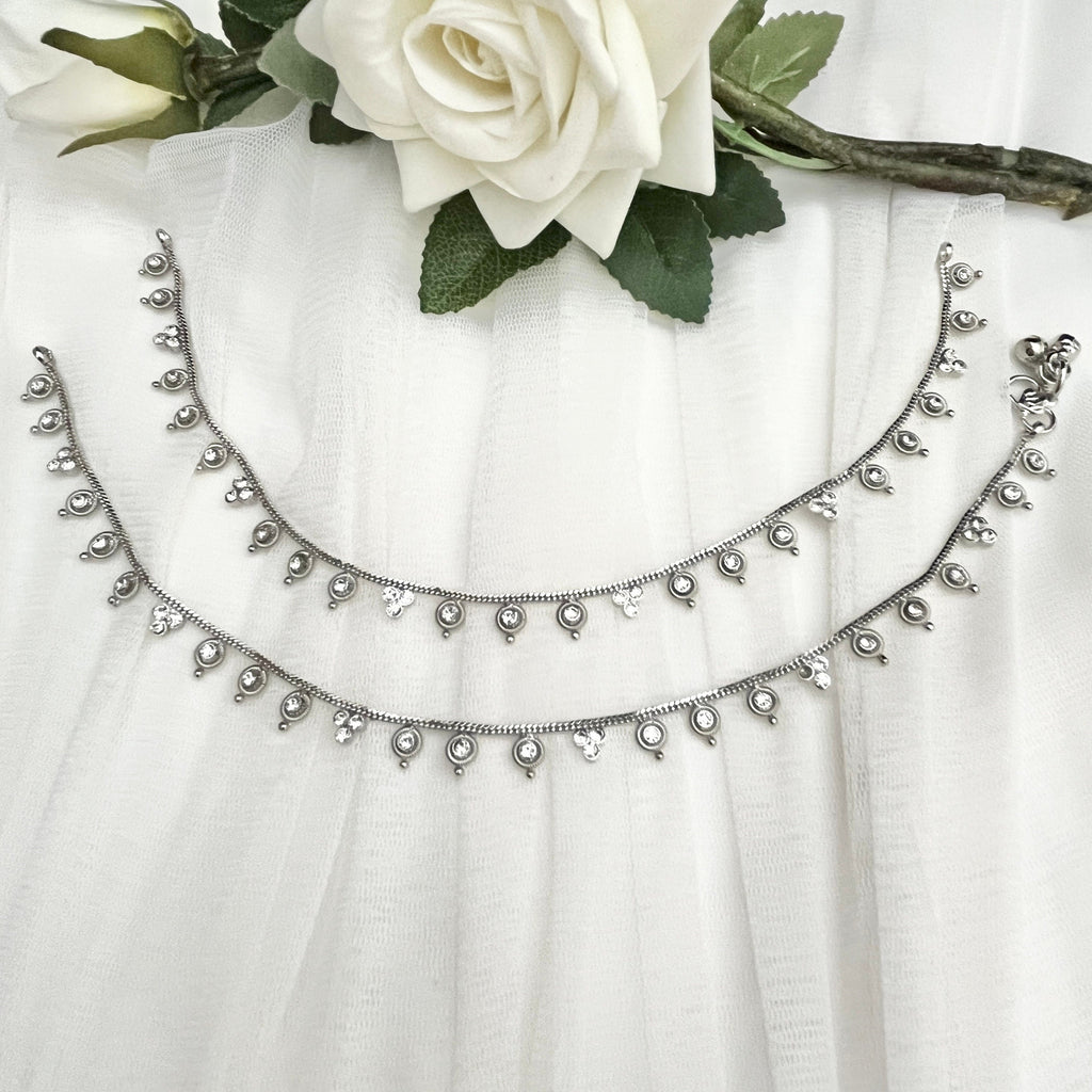 Beautiful Bridal Payal, Ghnghroo Silver Payal, Elegant Payal Anklets, Ghungru Anklets, Payzeb, Body Jewelry, Anklet