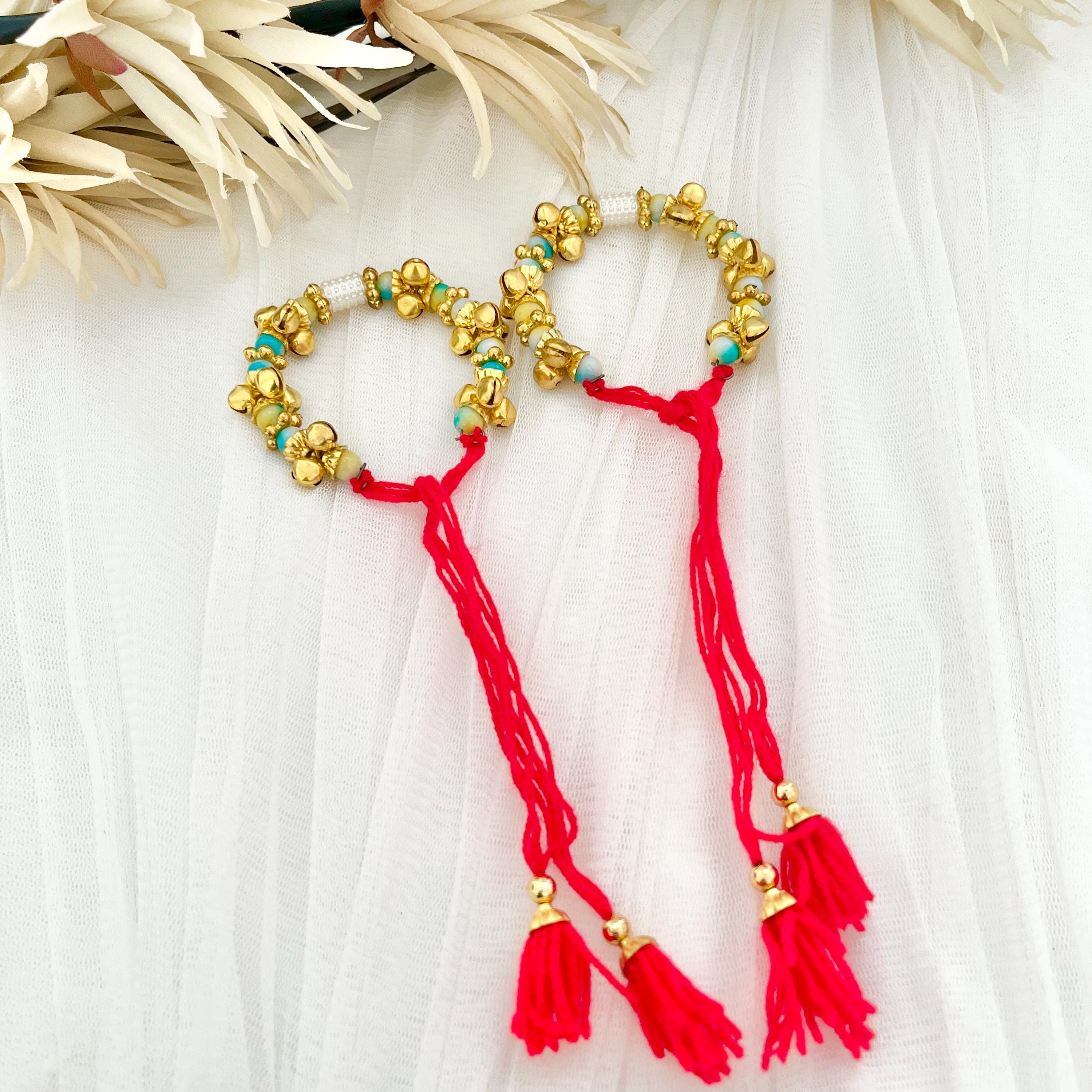 Bracelet Ganney & Atta Mauli Ball Indian Punjabi Wedding Maiyan Ceremony Haldi Ceremony Wedding Momento Favours Gift Fancy Gane Gaanas
