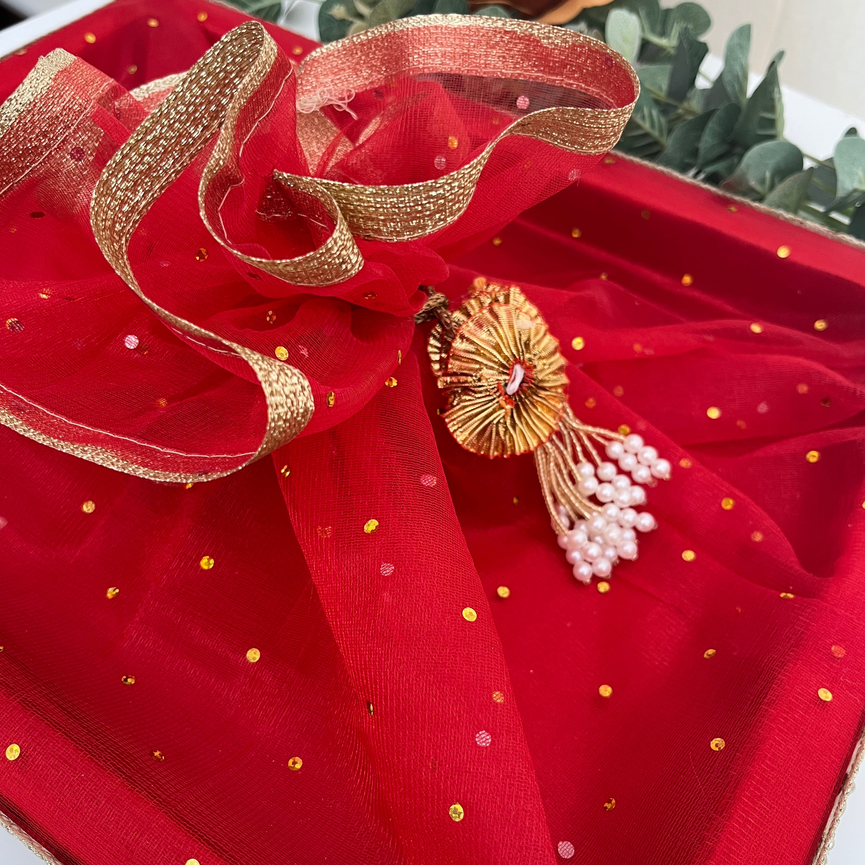 Netted gift hamper for Gifting wedding supplies