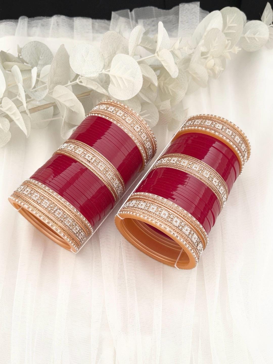 Kundan Bridal Chura: Traditional Indian Wedding Bangles
