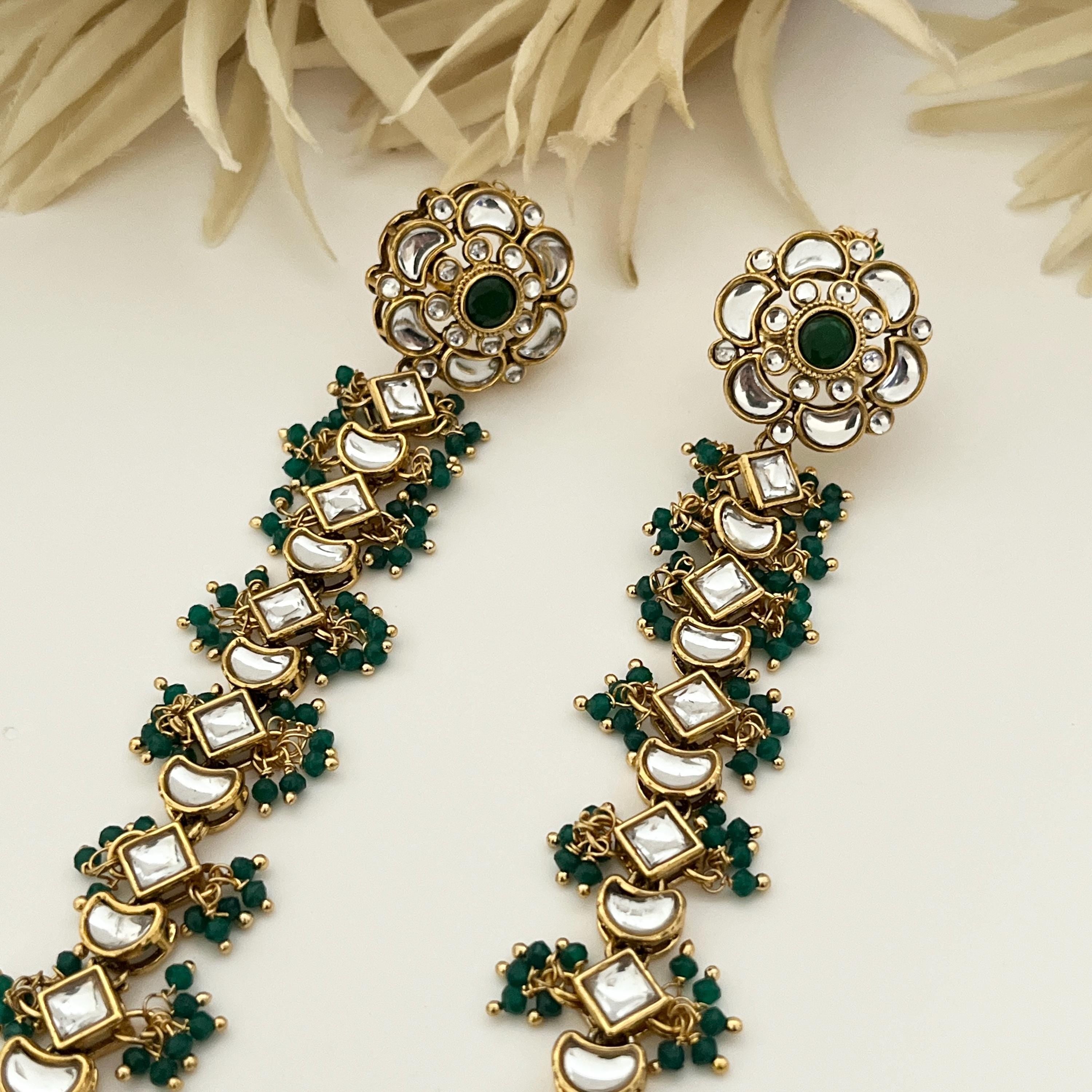 Elegant Kundan hand piece/Hath Panja/Ring attached with bracelet /Indian Jewelry bridal accessories