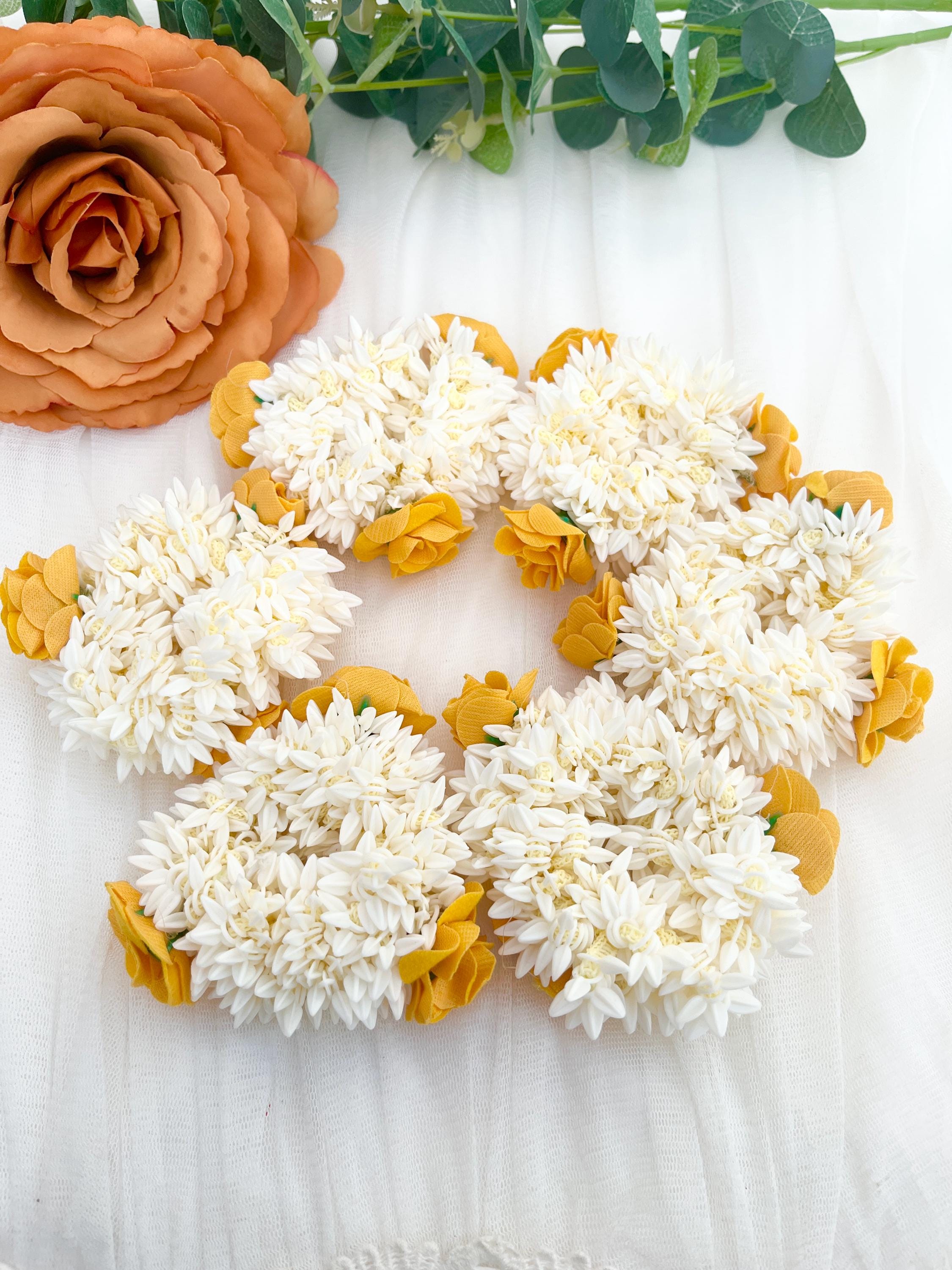 Jasmine Scented Floral Hair Tie/Gajra/Mogra