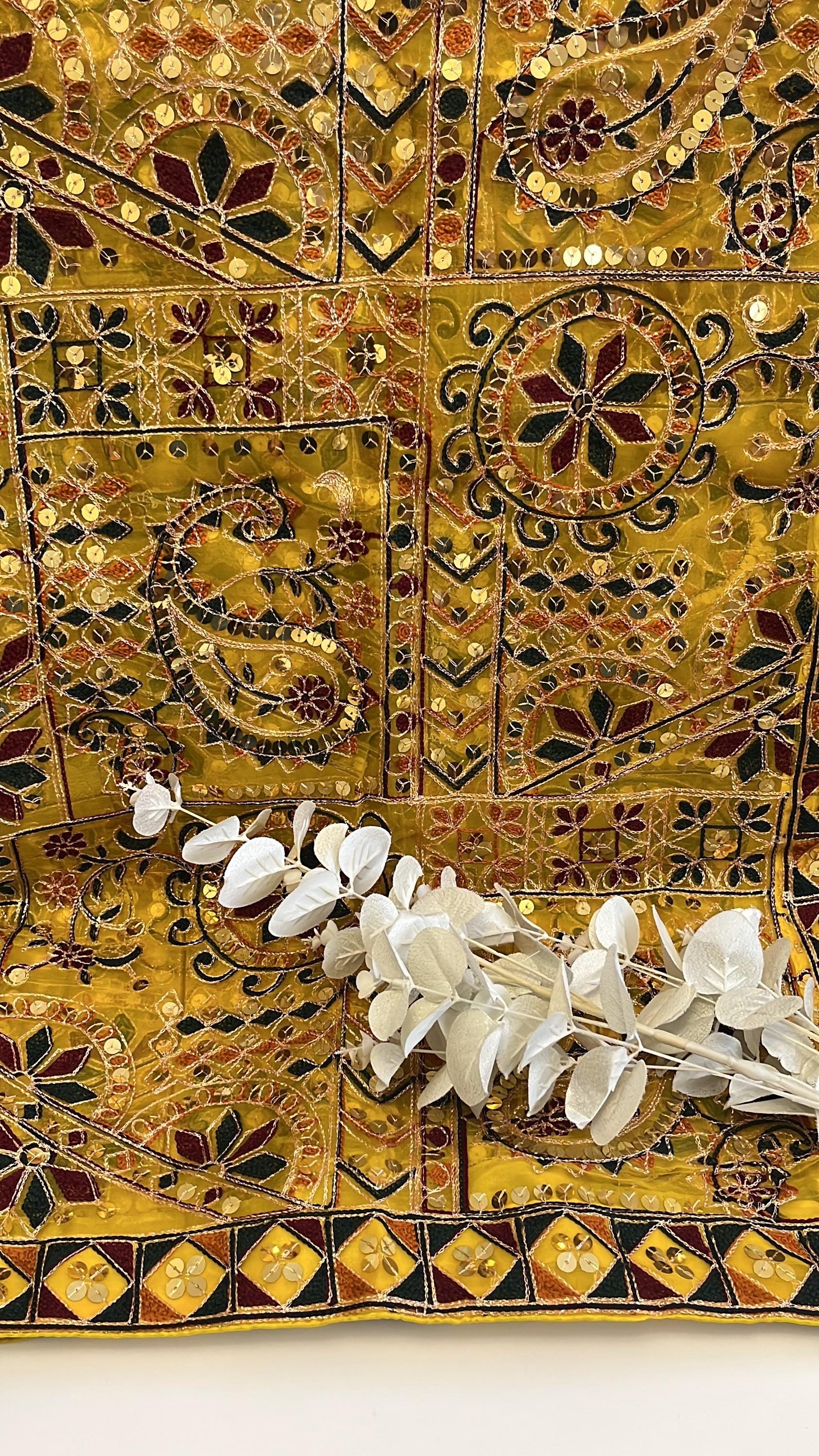 Multicoloured Embroidered Dupatta/ Printed Pakistani Dupatta/ Ladies Scarf/ Indian Attire/ Punjabi Chunni/ Net Veil