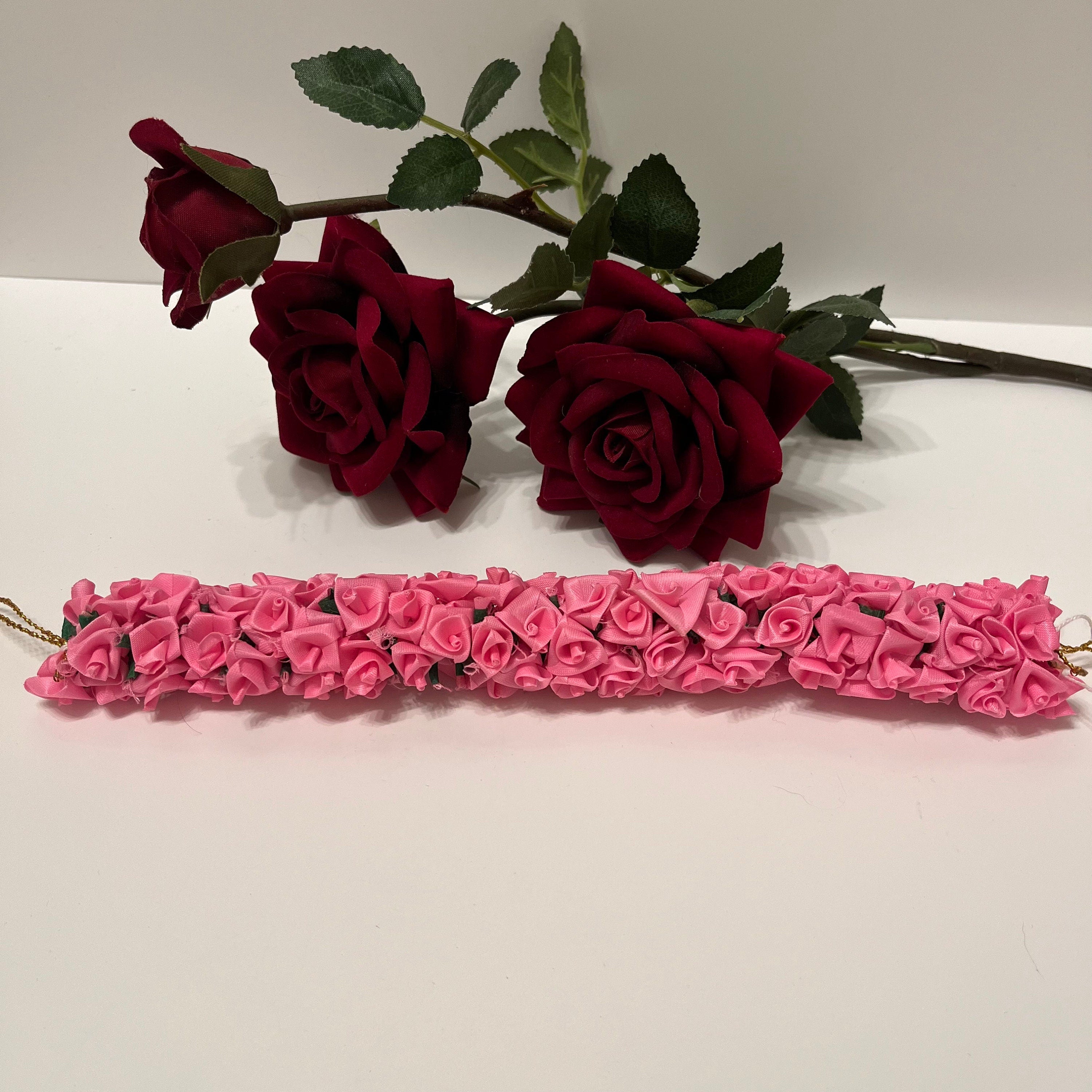 Resuable Gajra hair accessories tiara, made of foam fabric. Bharatanatyam / kuchipudi dance / weddings/ events/ bride / hair accessories