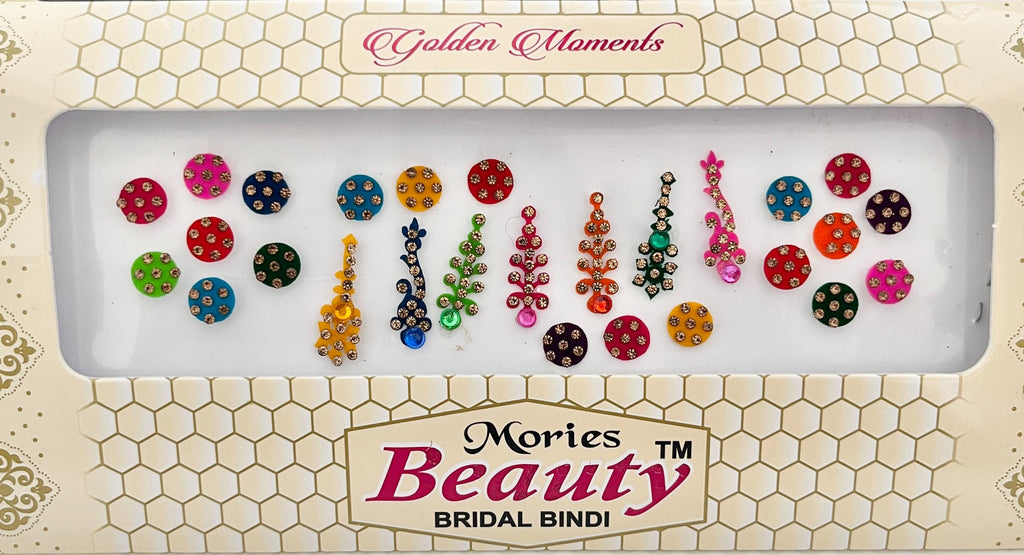 Indian Punjabi Bollywood traditional Fancy Bindi Packets Multicolour