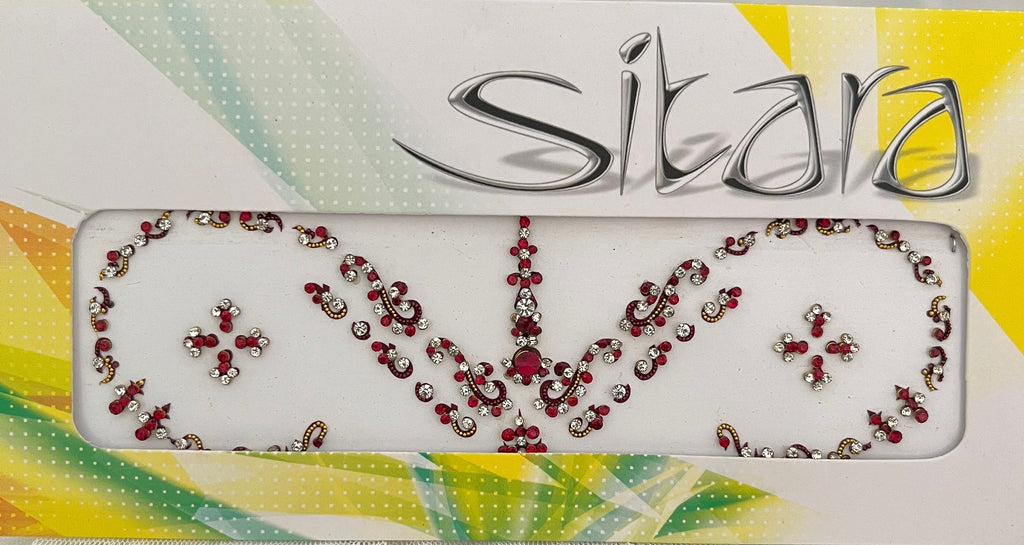 Indian Punjabi Bollywood traditional Fancy Bridal Bindi Packets Multicolour