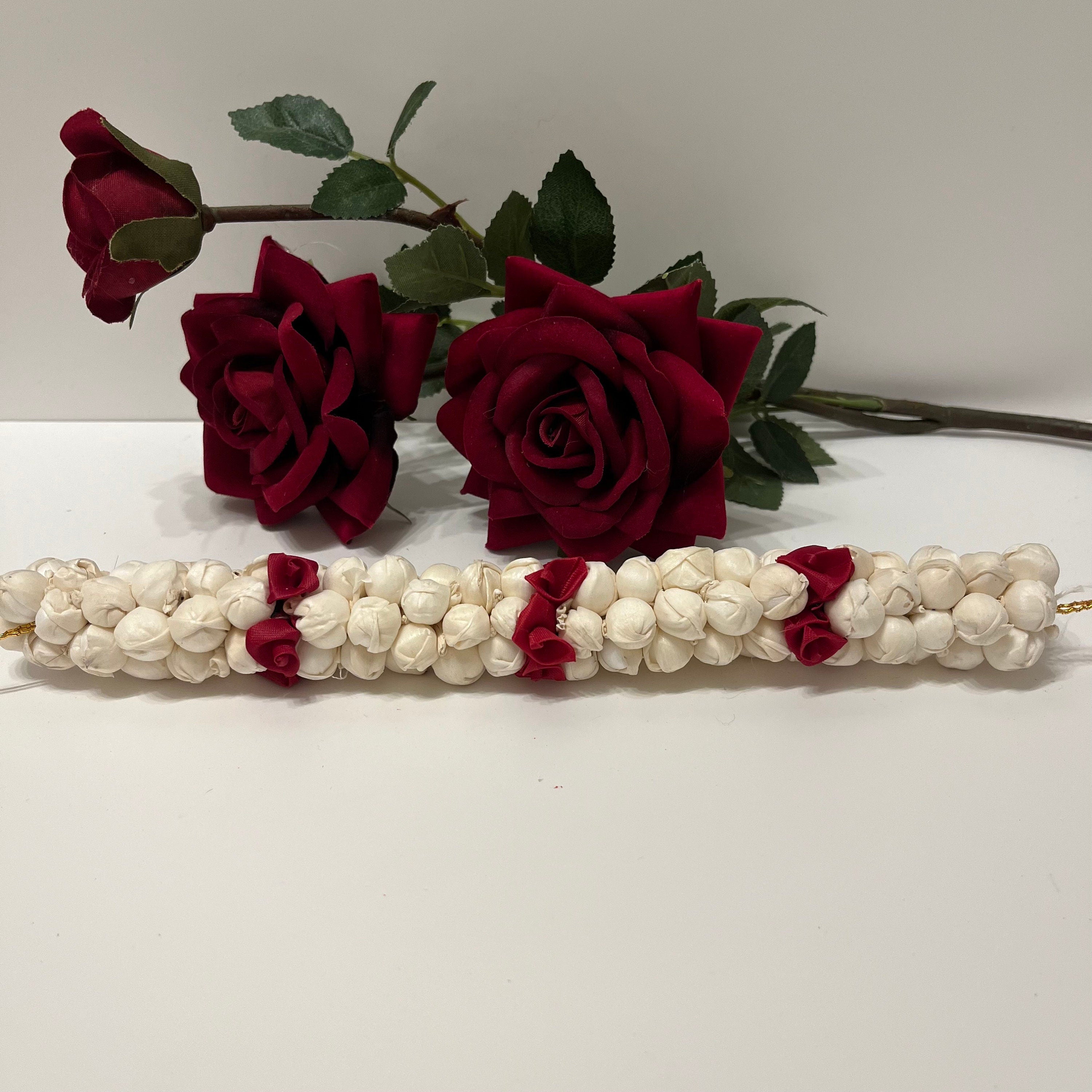 Resuable Gajra hair accessories tiara, made of foam fabric. Bharatanatyam / kuchipudi dance / weddings/ events/ bride / hair accessories