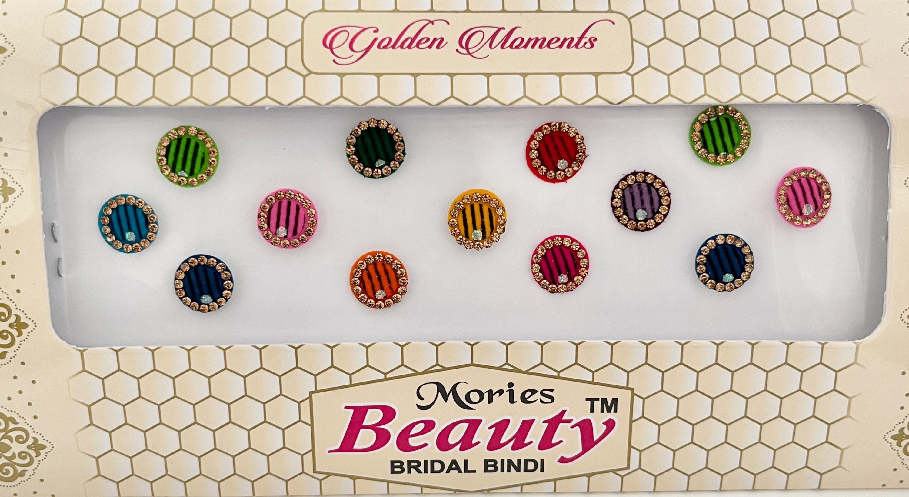 Indian Punjabi Bollywood traditional Fancy Bindi Packets Multicolour