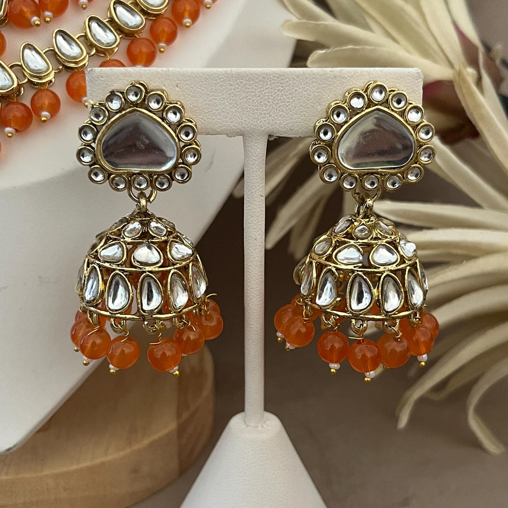 Kundan Necklace, Tikka, Earrings Wedding, Bridal, Indian Jewellery