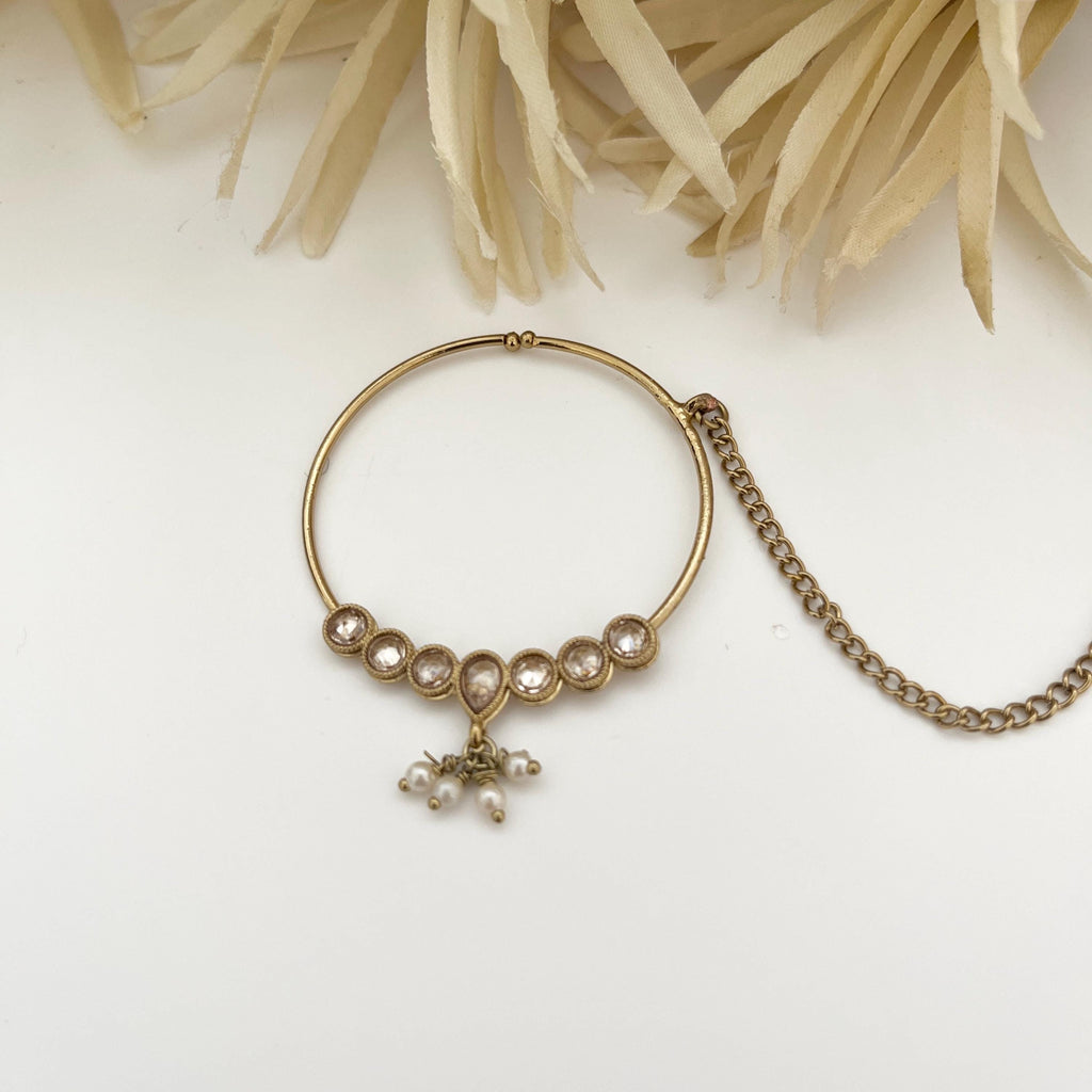 Nath nose ring | Nath/Nose ring/Nathni/clip on Nath | Bridal/wedding/engagement | Asian/Indian/Pakistani Jewellery