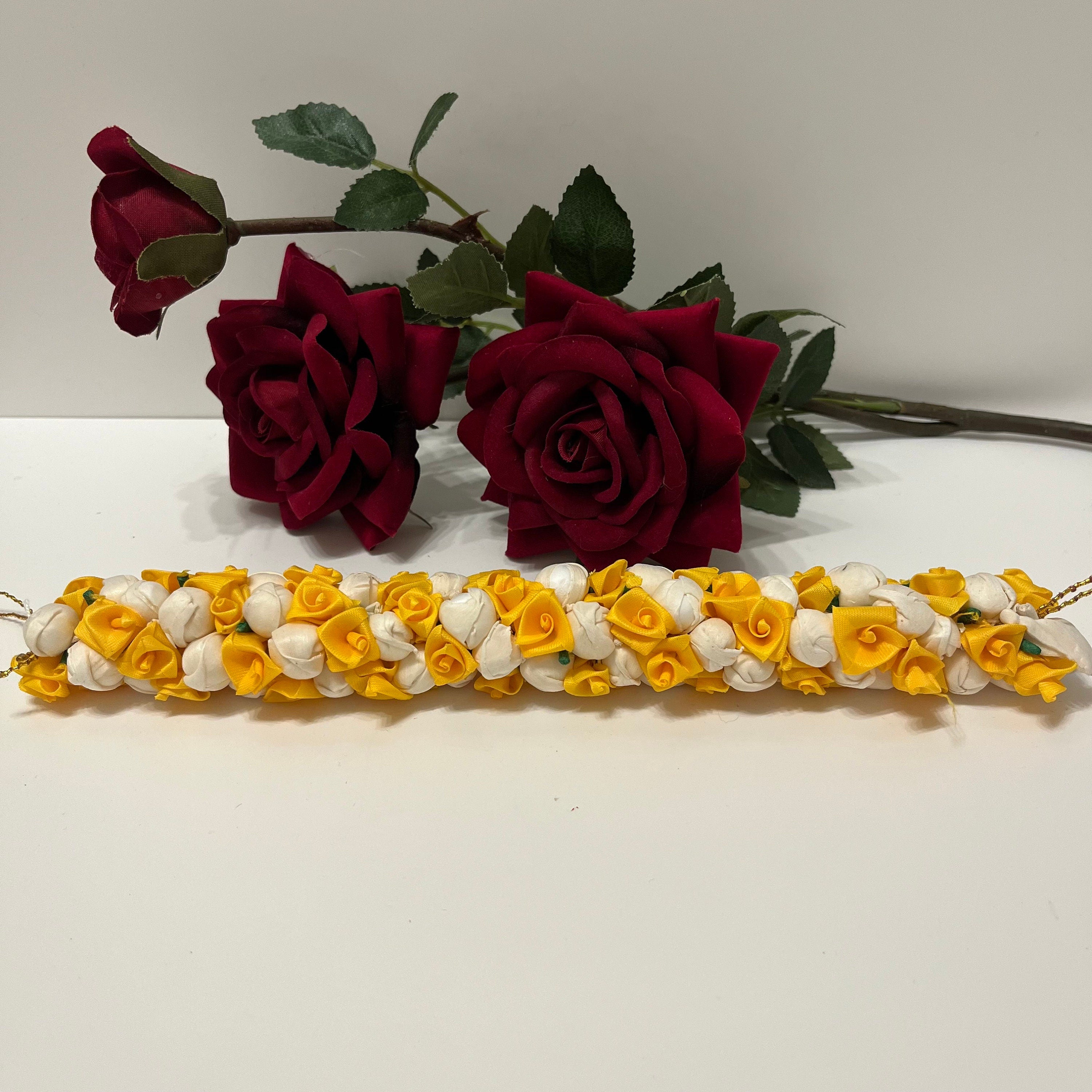 Resuable Gajra hair accessories tiara, made of foam fabric. Bharatanatyam / kuchipudi dance / weddings/ events/ bride / hair accessories