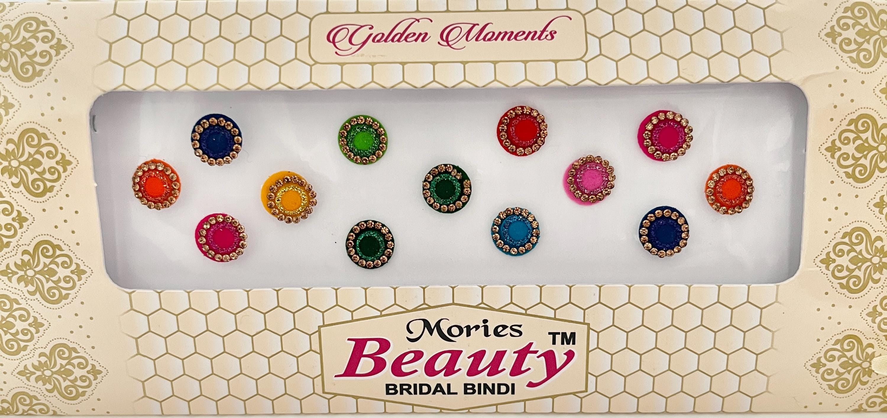Indian Punjabi Bollywood traditional Fancy Bindi Packets Multicolour