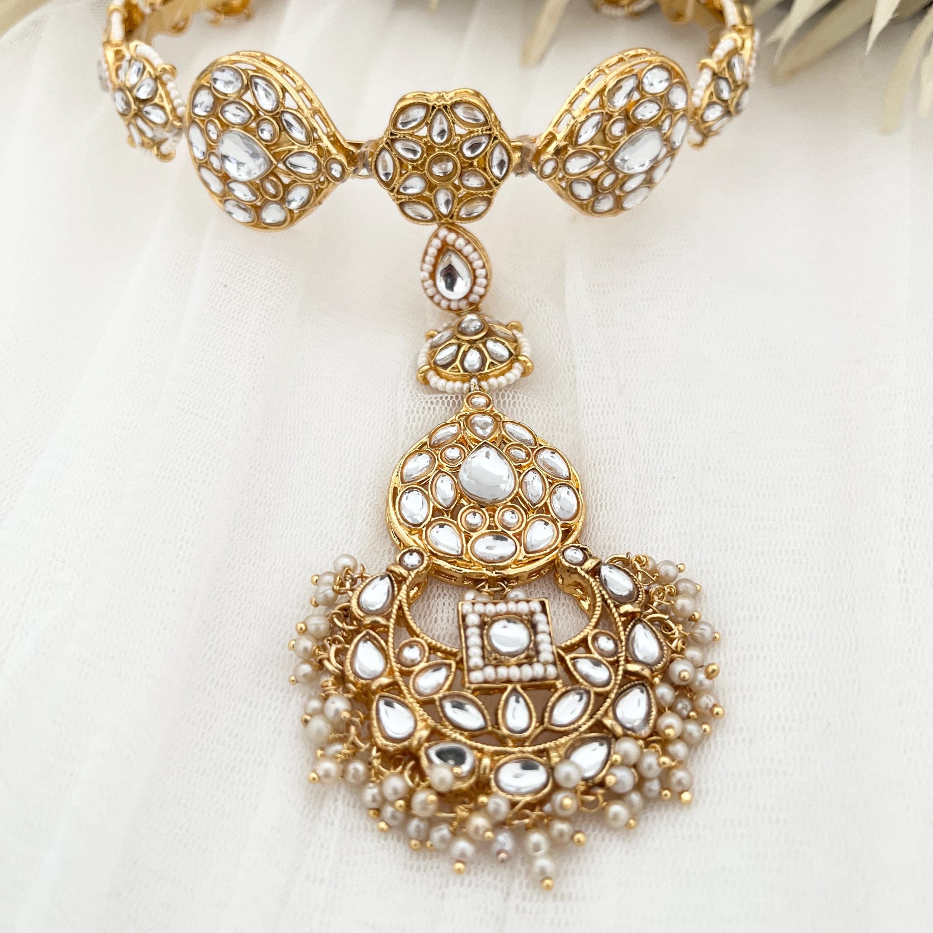 Mattha Patti/ Head Piece/ Sheeshphool/ Indian Fore Head Jewelry/ Jhoomer/ Maang Tikka