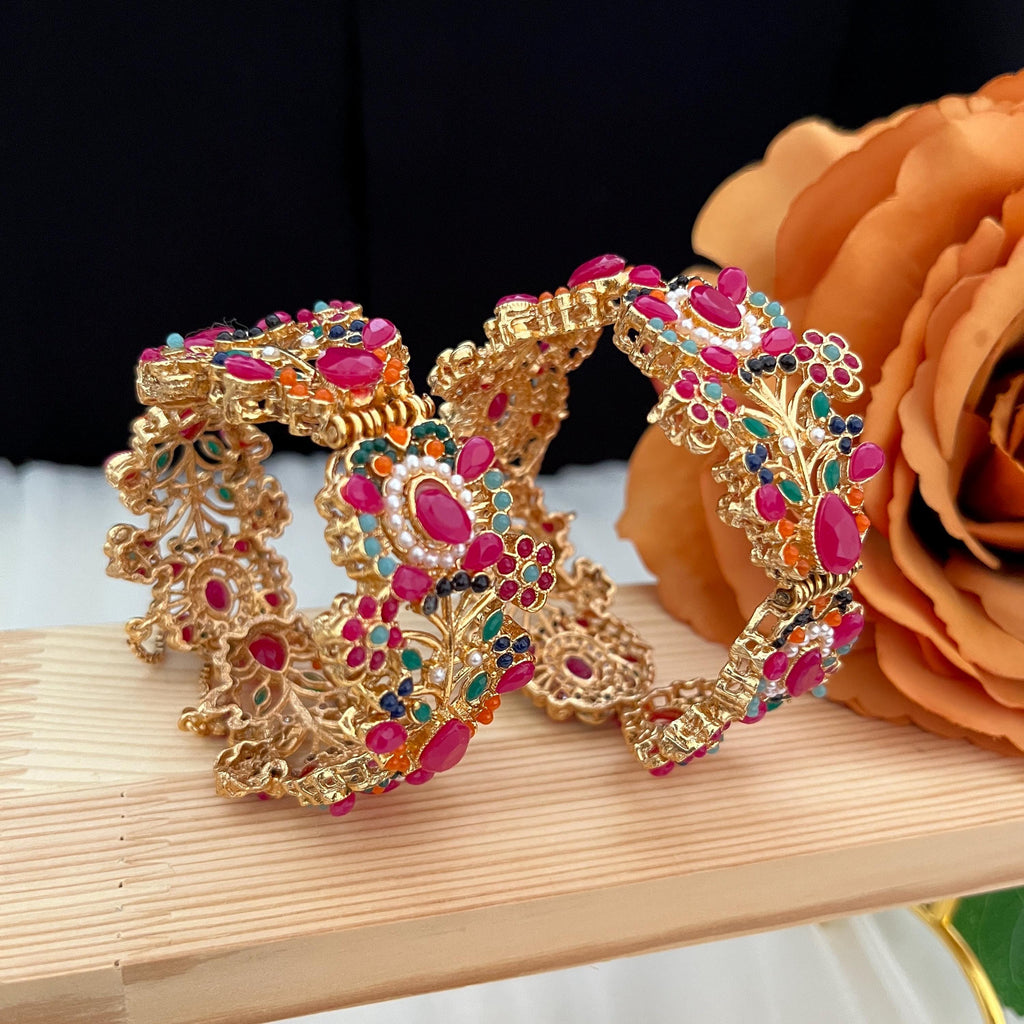 Traditional Indian Bangles | Kangan | Rajasthani Chura | Royal Wedding Bangles | Punjabi Chura | Kundan Bridal Chura | Chura Bangles