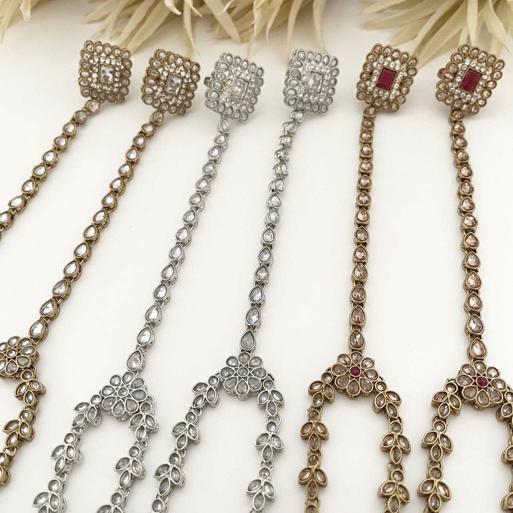 Hath Phool Jewellery, Hath Panja, Bridal Jewellery, Ring Bracelet, Indian Jewellery
