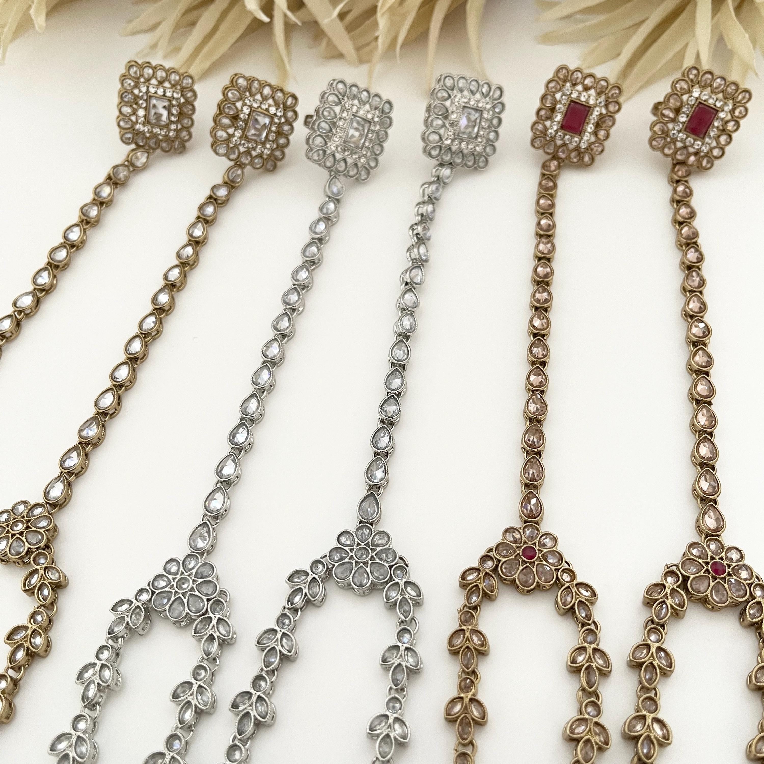 Hath Phool Jewellery, Hath Panja, Bridal Jewellery, Ring Bracelet, Indian Jewellery