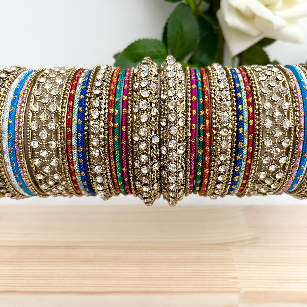 New Indian Pakistani Punjabi  Kangan Bangles Churi Multicolour