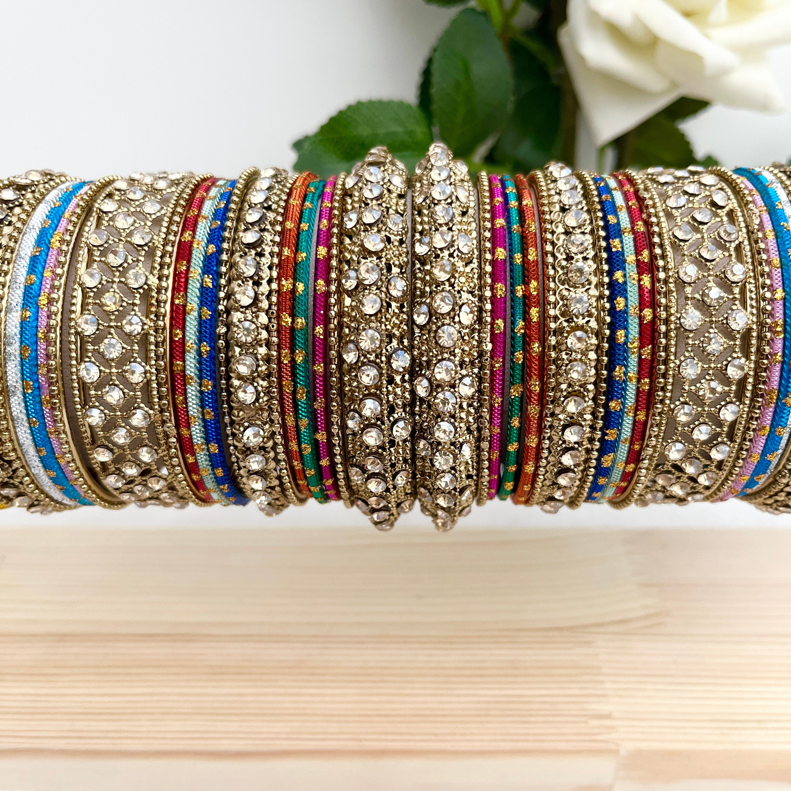 New Indian Pakistani Punjabi  Kangan Bangles Churi Multicolour