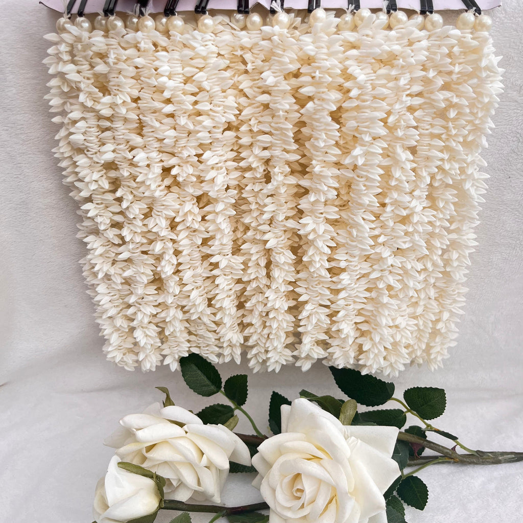 Jasmine Scented Long Floral Hair Tie/Gajra/Mogra