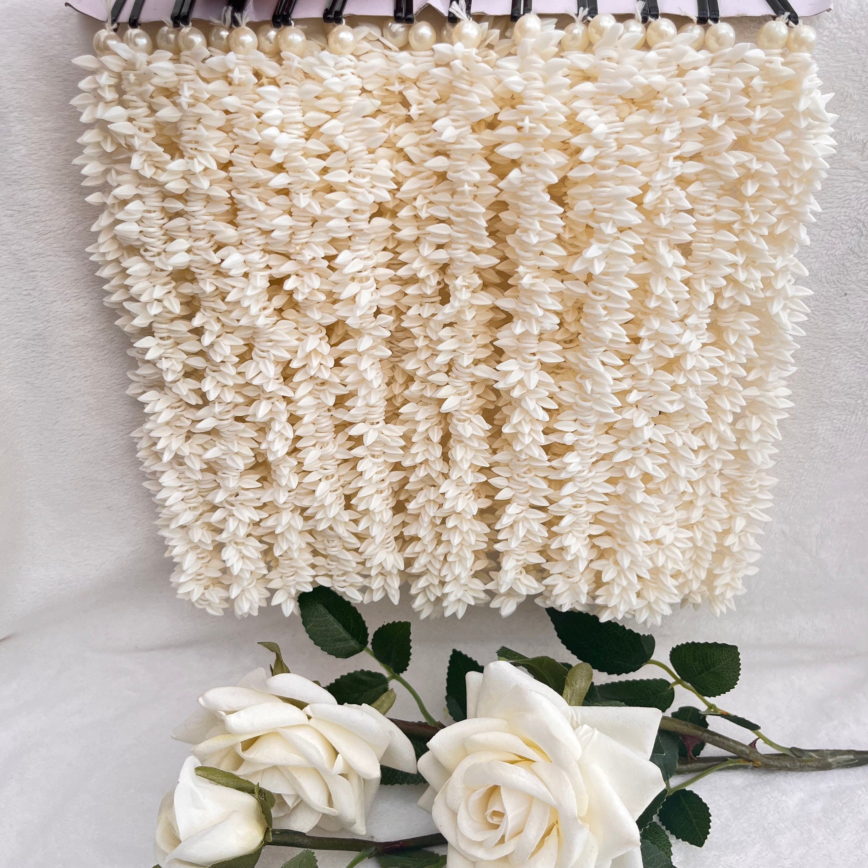 Jasmine Scented Long Floral Hair Tie/Gajra/Mogra