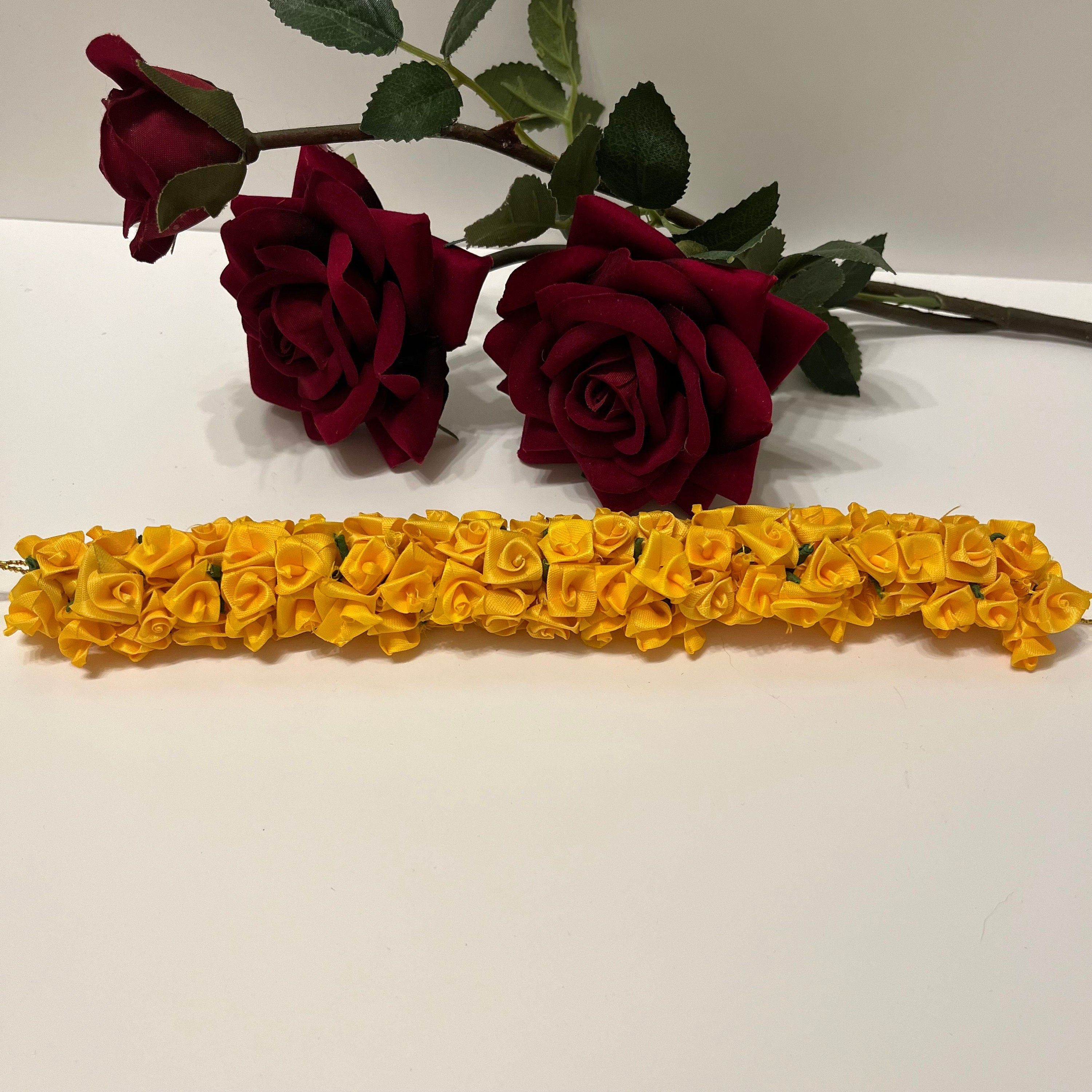 Resuable Gajra hair accessories tiara, made of foam fabric. Bharatanatyam / kuchipudi dance / weddings/ events/ bride / hair accessories
