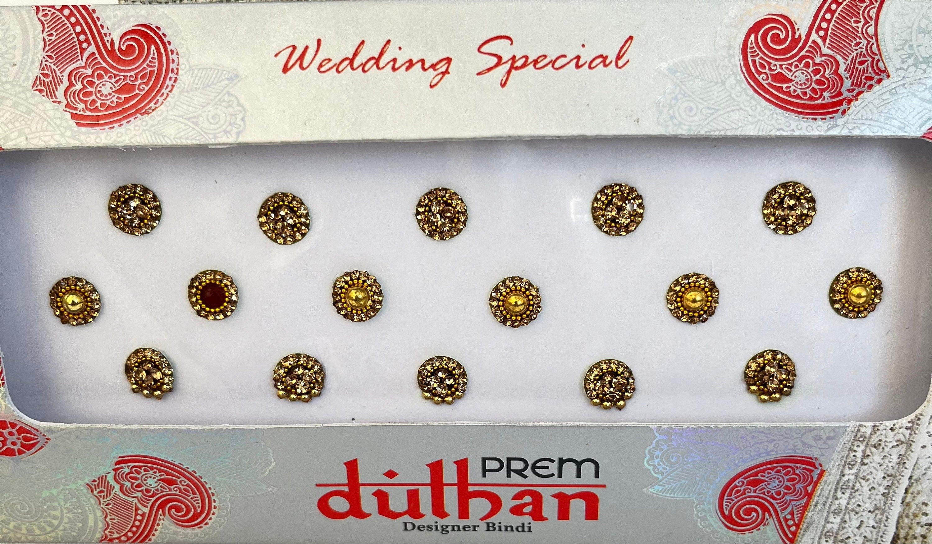 Indian Punjabi Bollywood traditional Fancy Bindi Packets Multicolour