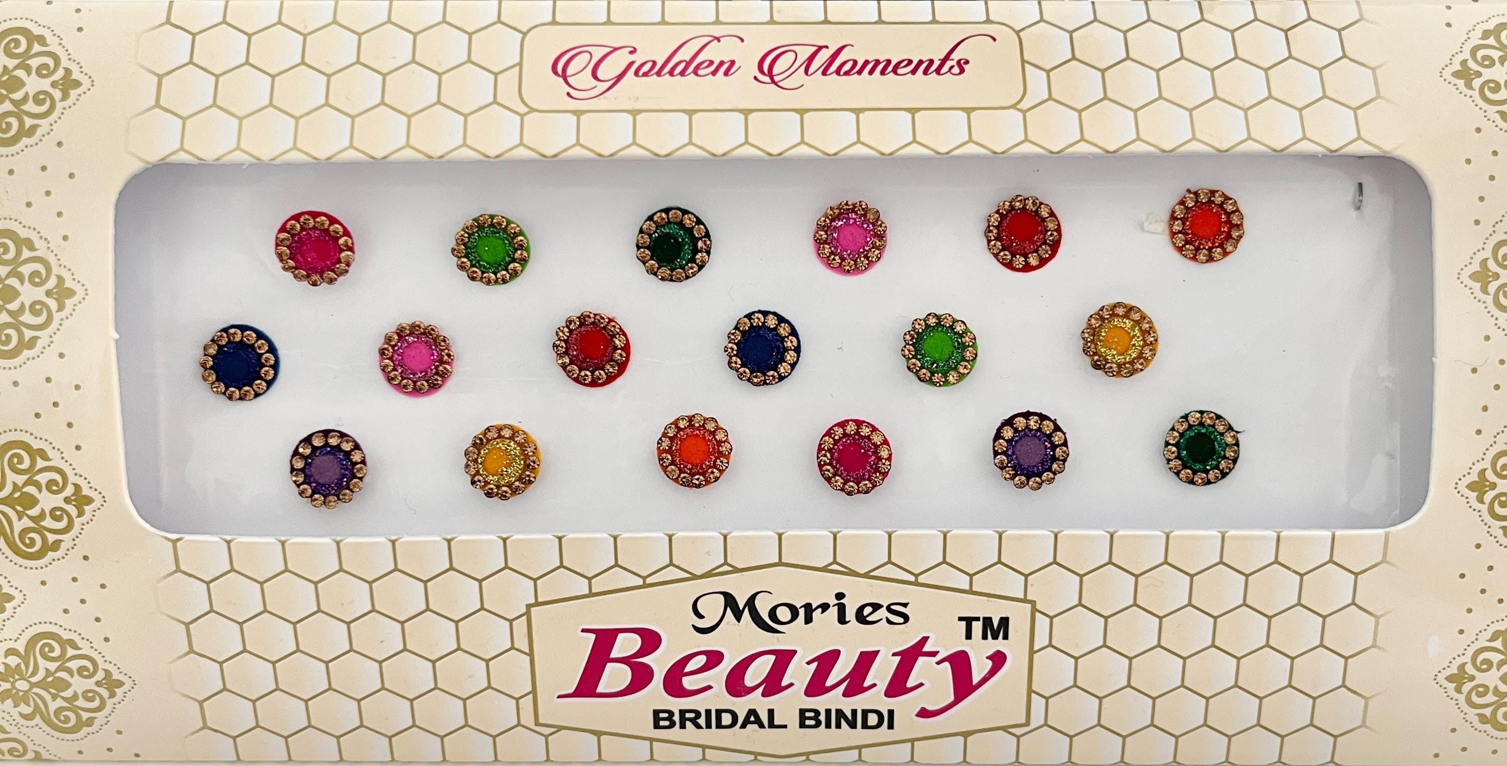 Indian Punjabi Bollywood traditional Fancy Bindi Packets Multicolour