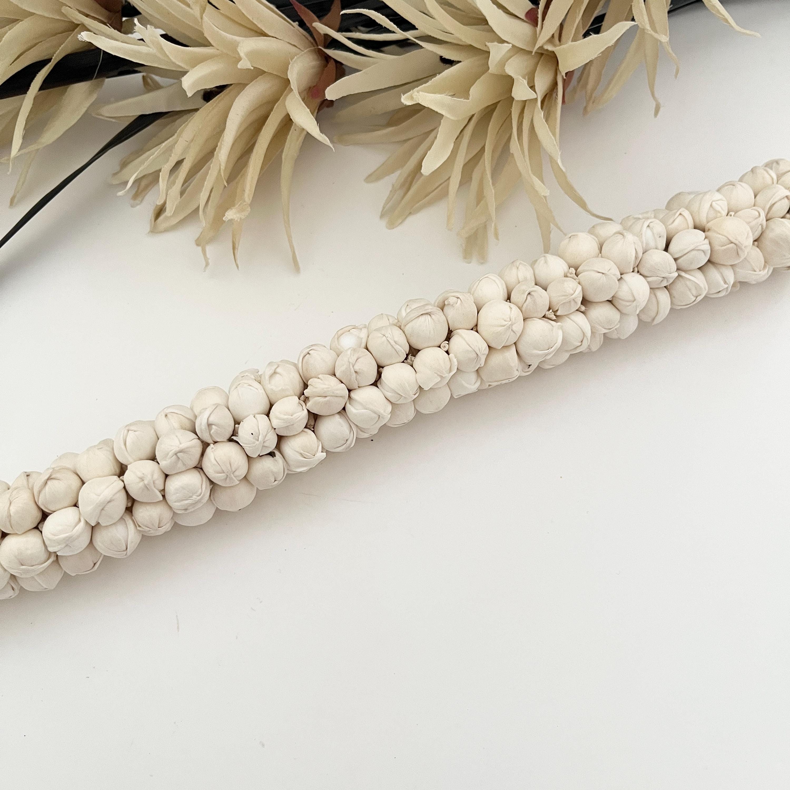 Reusable Gajra Hair Tiara: Foam Fabric Bridal Hair Accessory