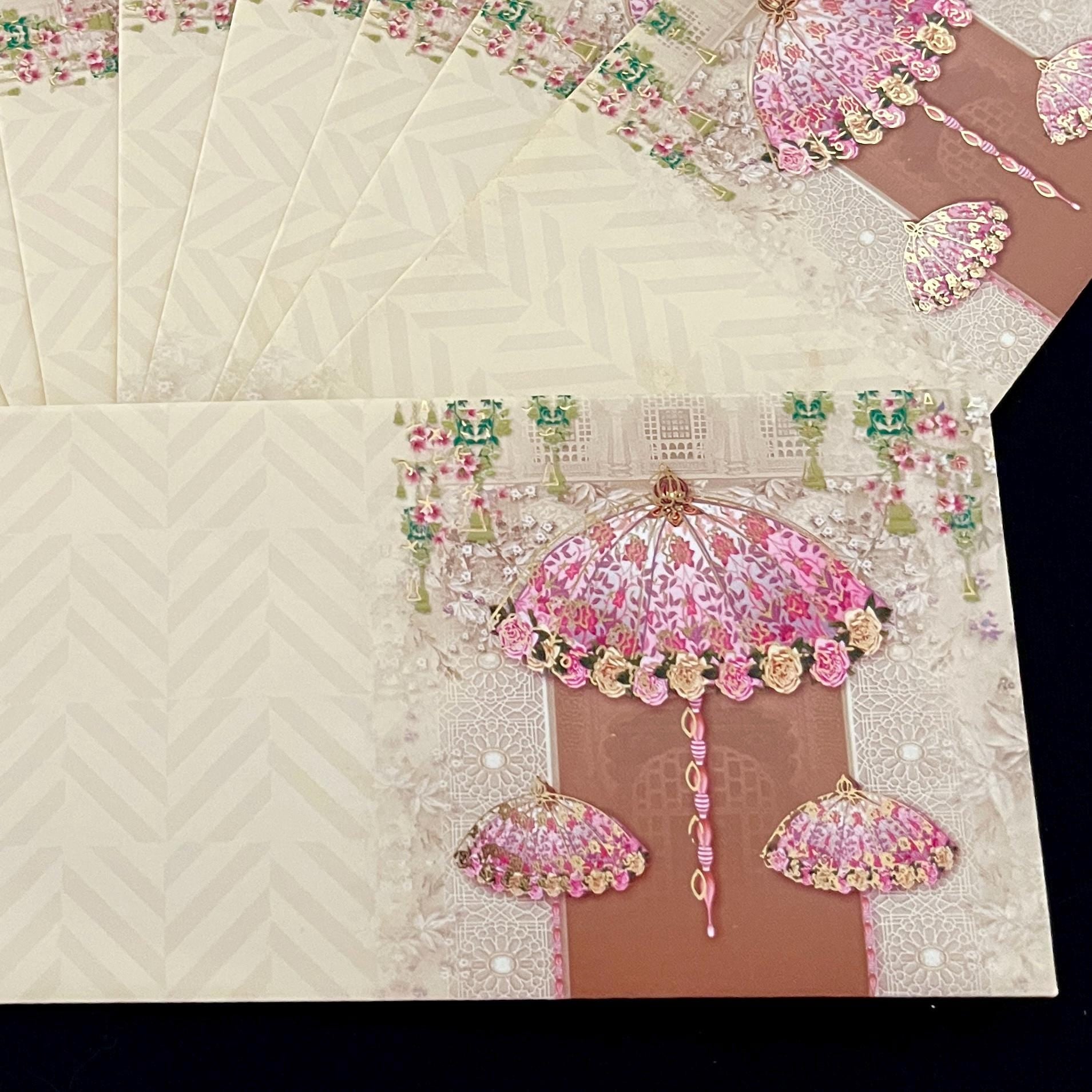 Handmade Money Envelopes: Shagun Gift Card Wallets, Golden Embellishments