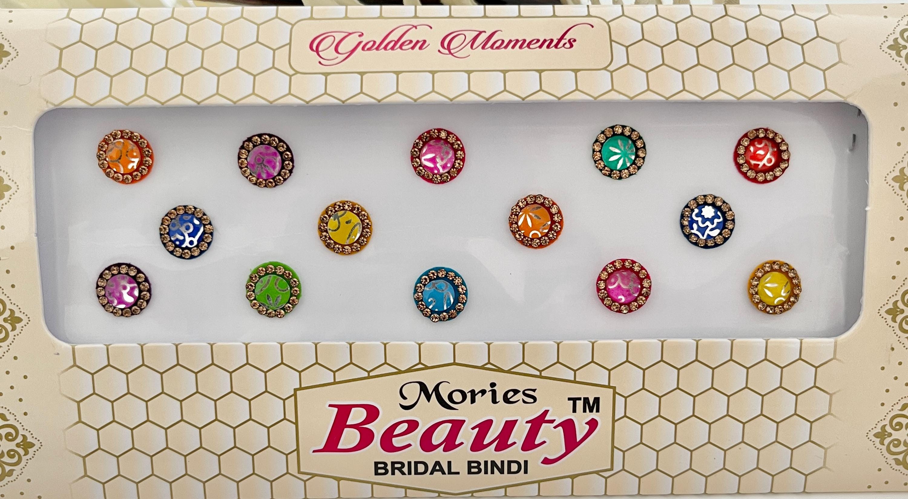Indian Punjabi Bollywood traditional Fancy Bindi Packets Multicolour