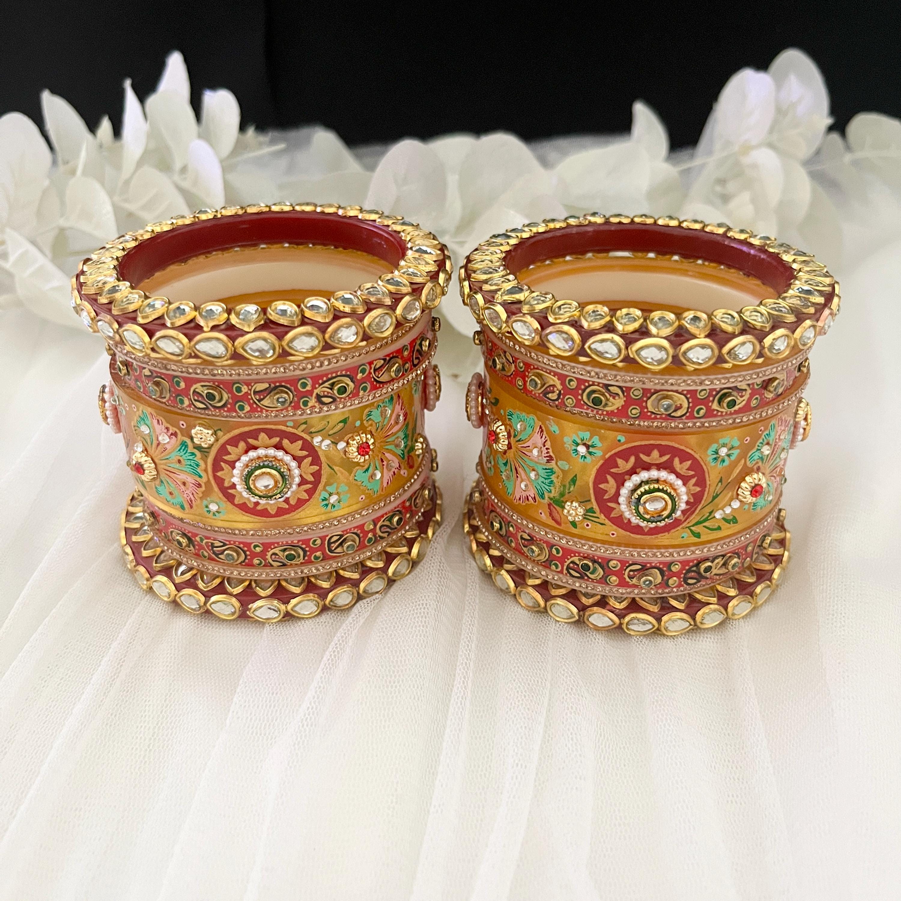 Kundan Bridal Chura: Traditional Indian Wedding Bangles