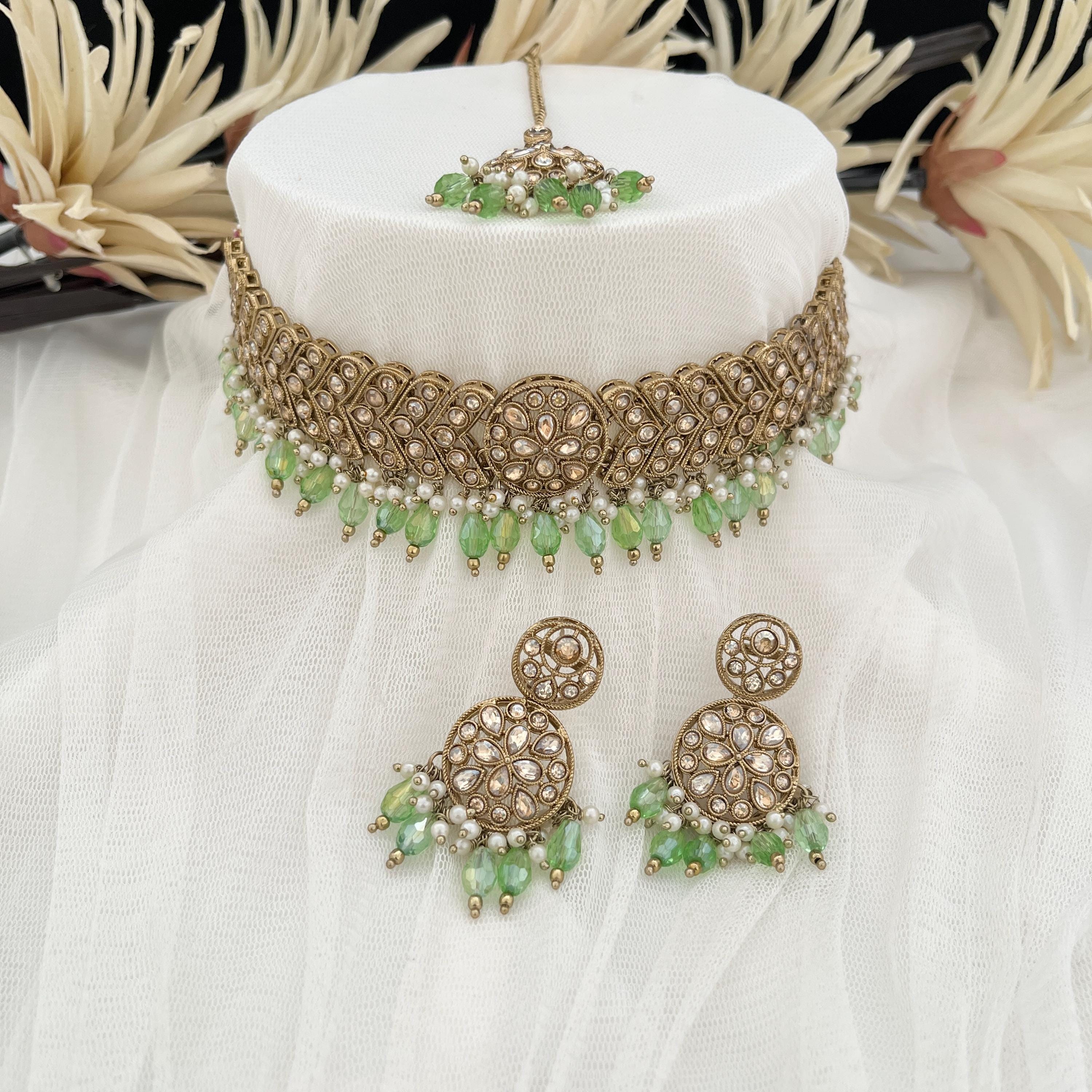 Indian Jewellery, Choker Polki Necklace, Indian Bridal Sets, Pakistani Jewellery, Bollywood