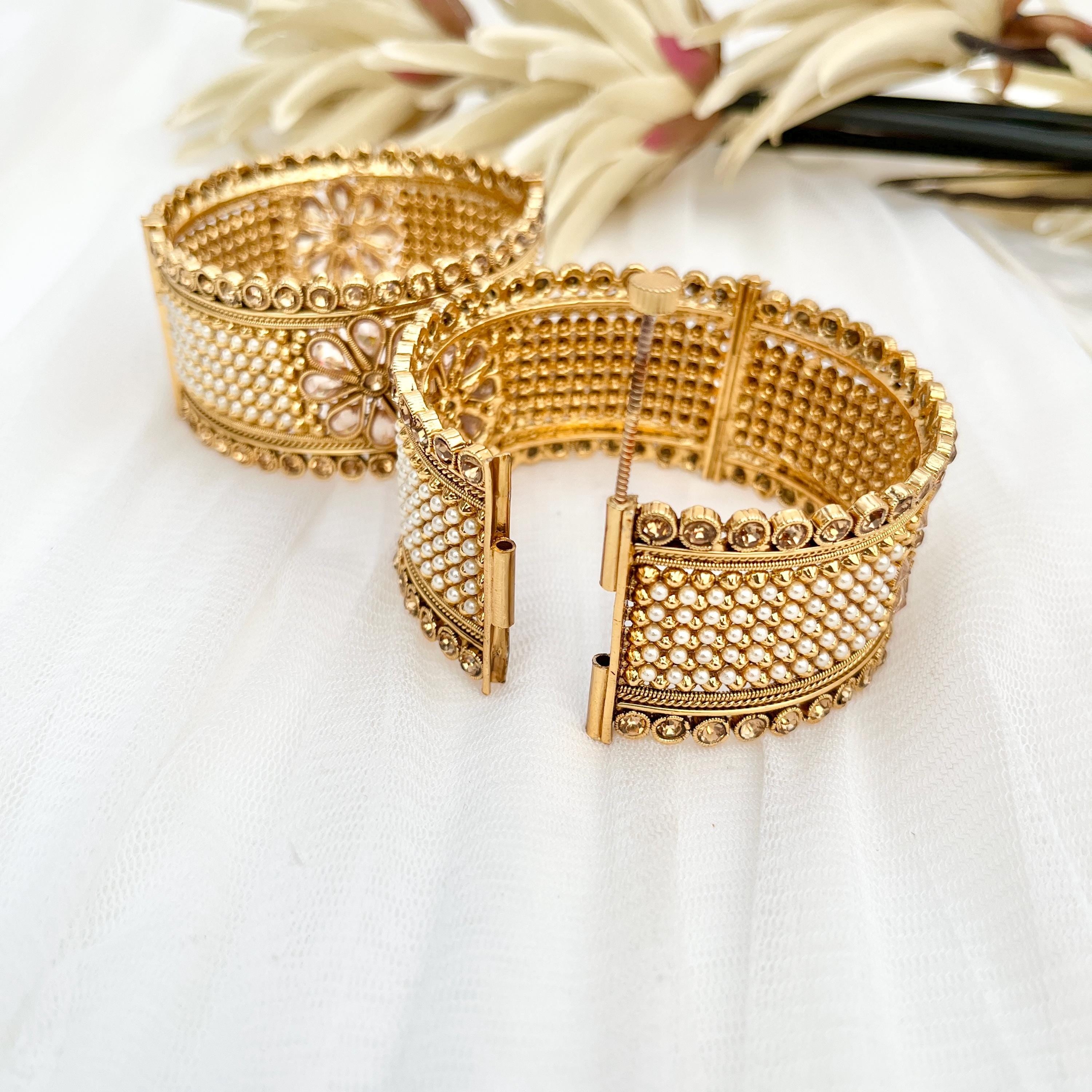 Indian Bangles, Gold Plated Kangan, Churriyan, Indian Jewellery