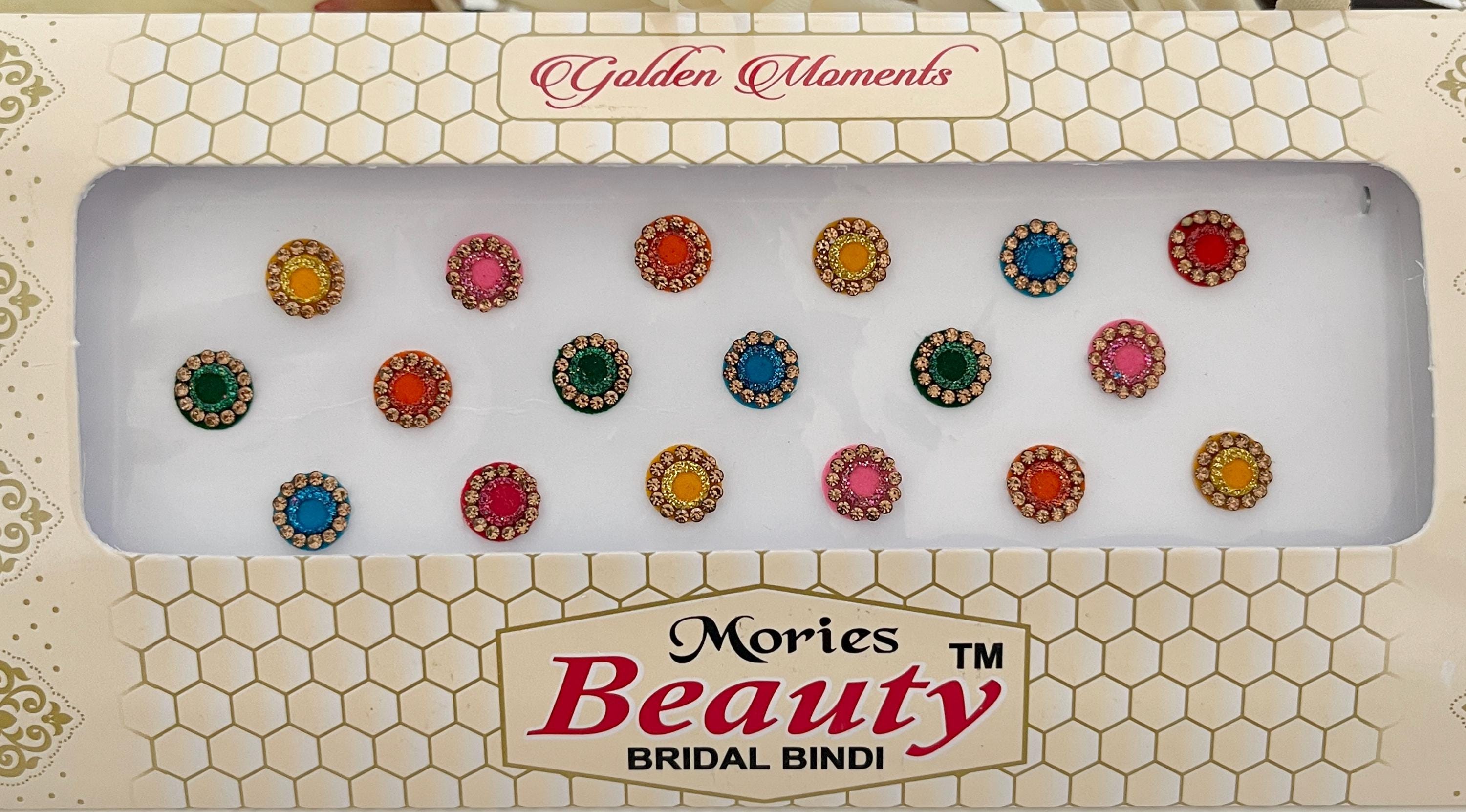 Indian Punjabi Bollywood traditional Fancy Bindi Packets Multicolour