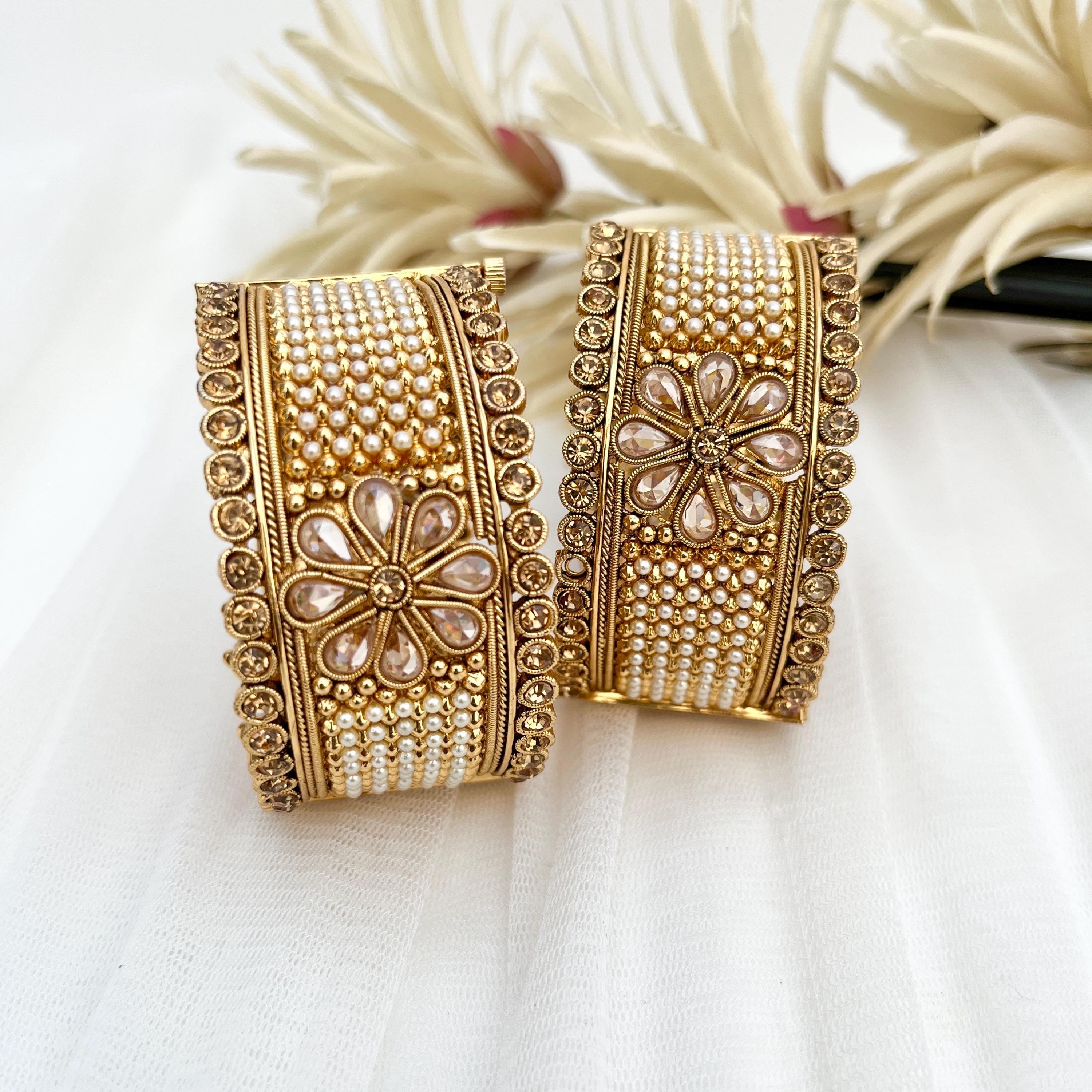 Indian Bangles, Gold Plated Kangan, Churriyan, Indian Jewellery