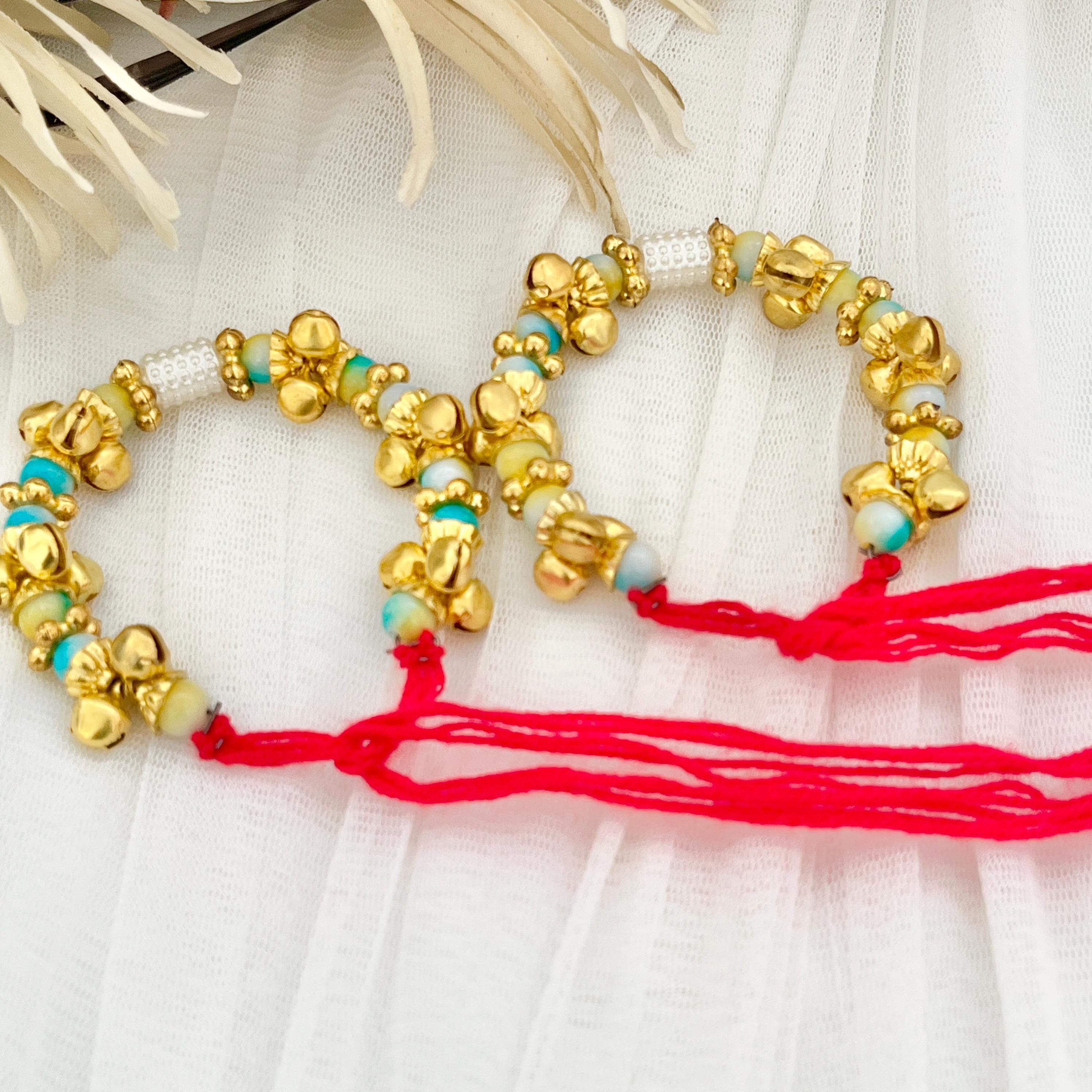Bracelet Ganney & Atta Mauli Ball Indian Punjabi Wedding Maiyan Ceremony Haldi Ceremony Wedding Momento Favours Gift Fancy Gane Gaanas