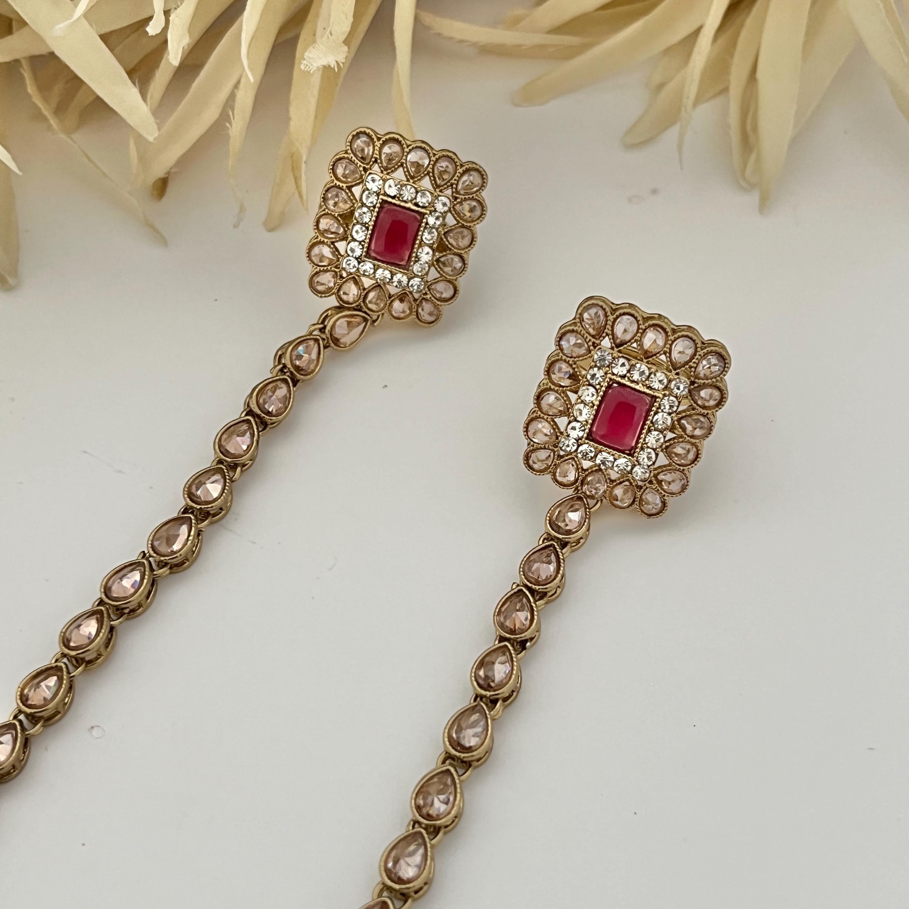 Hath Phool Jewellery, Hath Panja, Bridal Jewellery, Ring Bracelet, Indian Jewellery