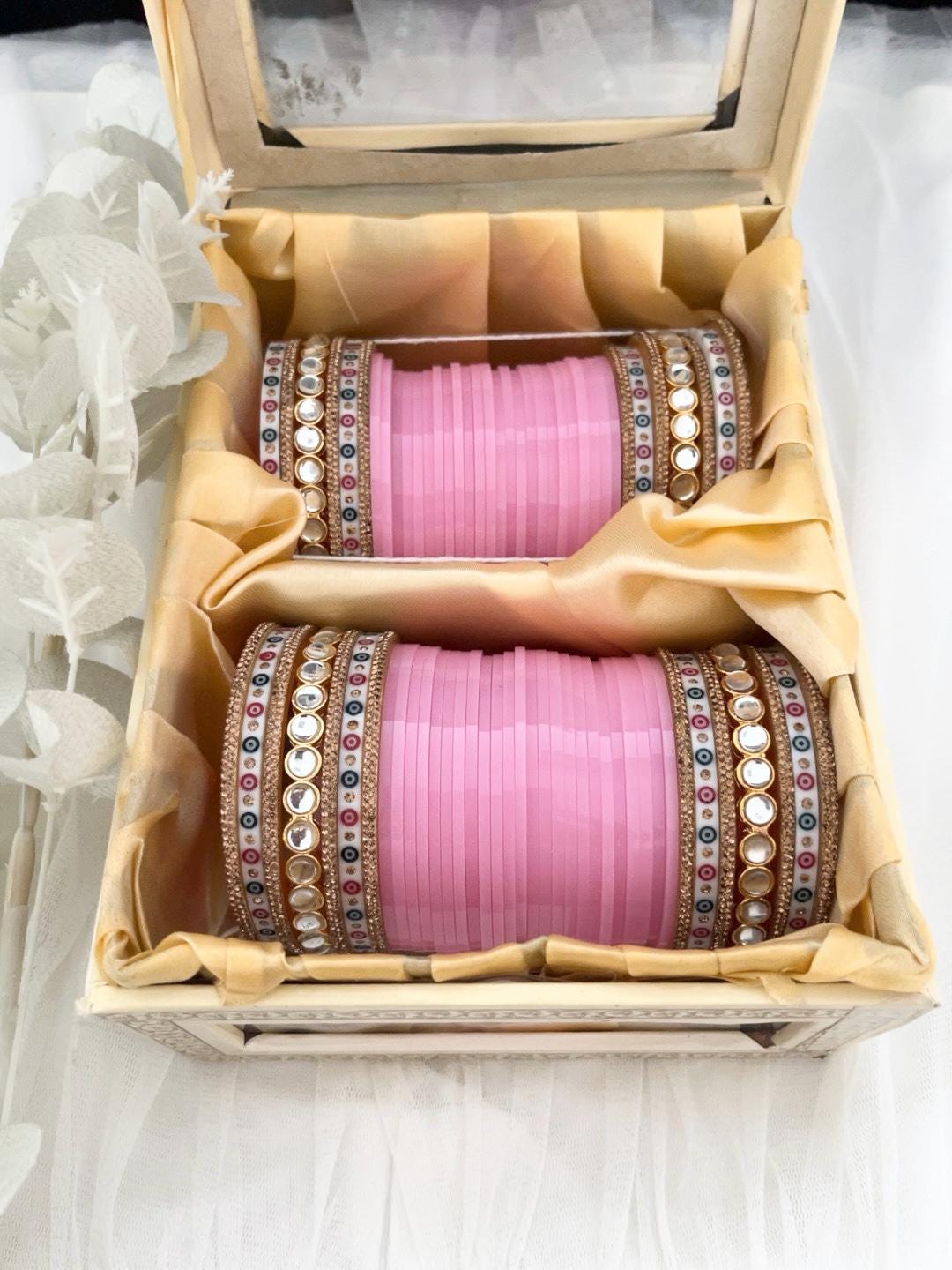 Kundan Wedding Chura: Traditional Indian Bridal Bangles