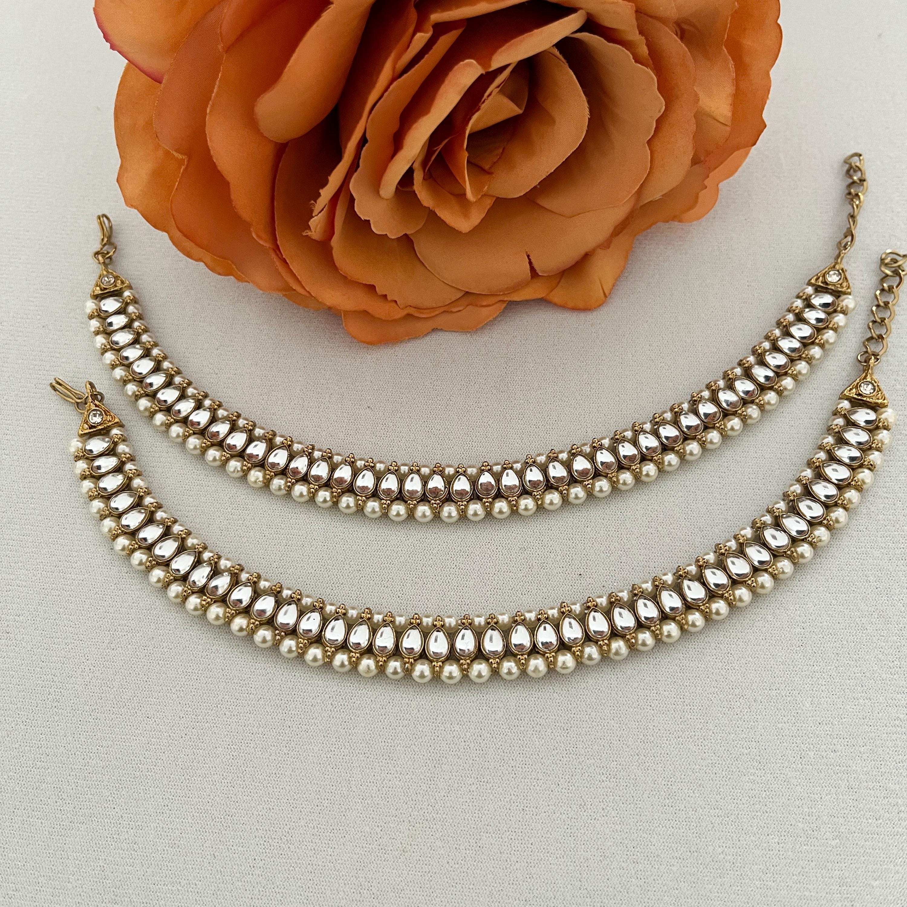 Beautiful Bridal Payal, Ghunghroo Silver Payal, Elegant Payal Anklets, Ghungru Anklets, Payzeb, Body Jewelry, Anklet, Gold Payal