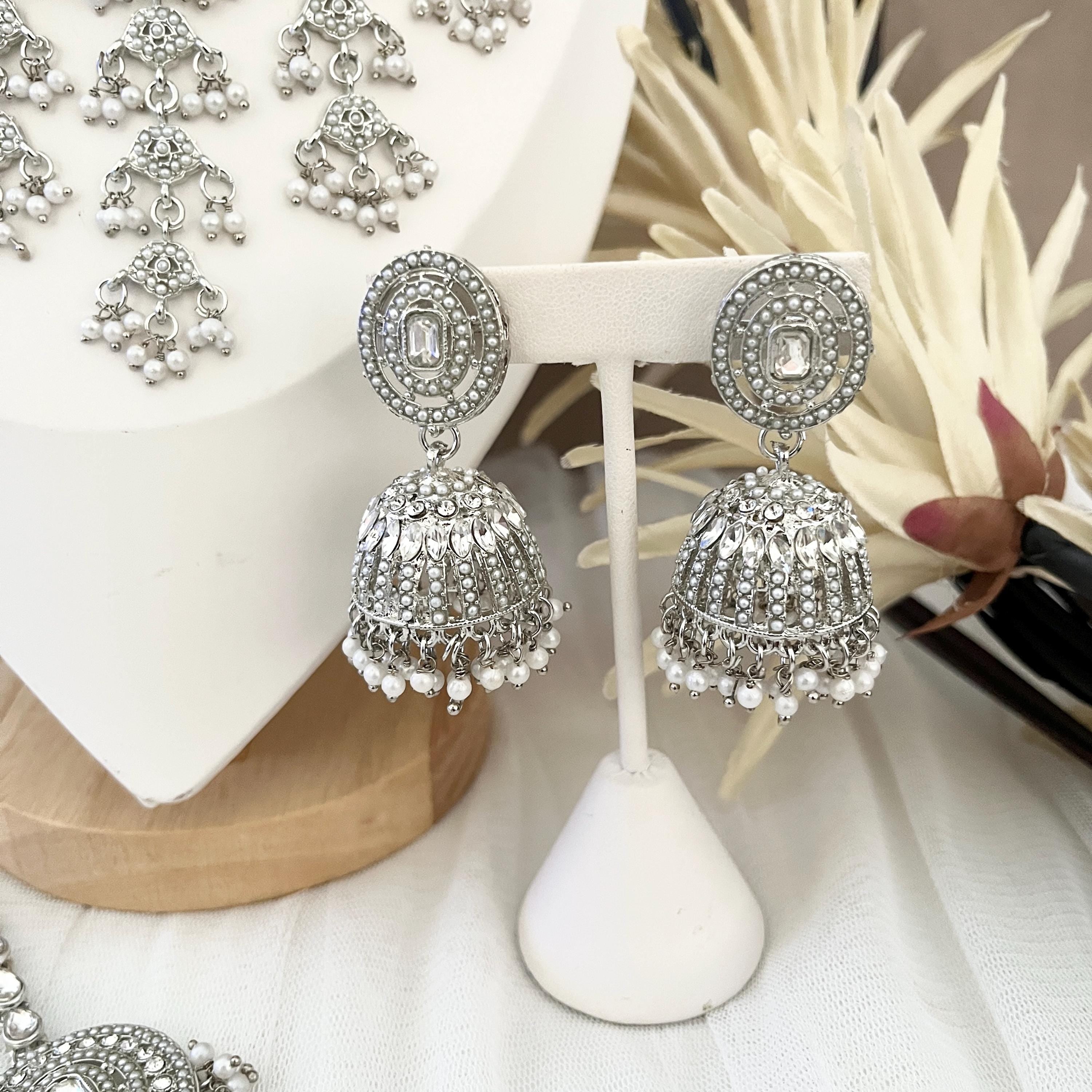 Indian Jewellery, Choker Polki Necklace, Indian Bridal Sets, Pakistani Jewellery, Bollywood, Silver Jewellery