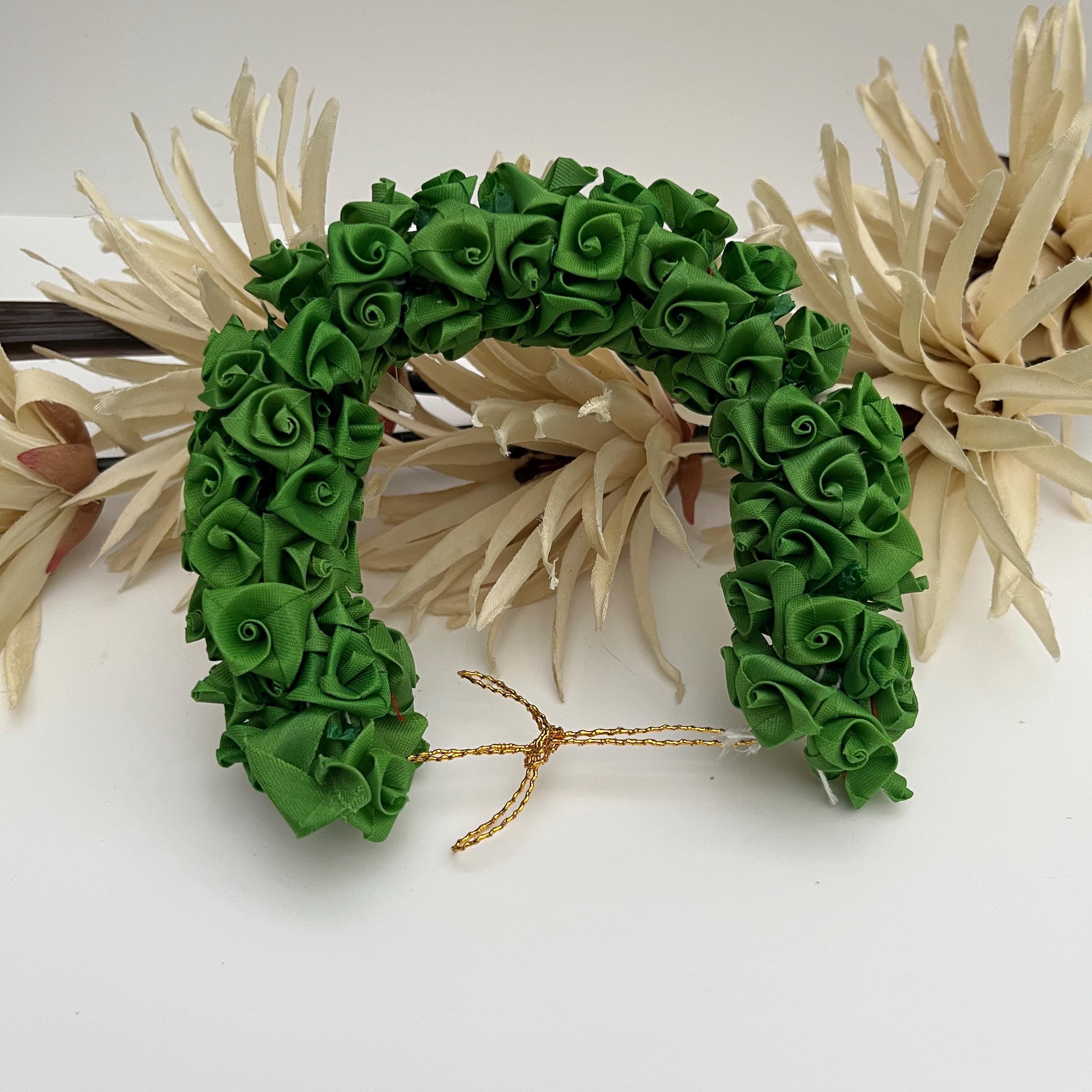 Reusable Gajra Hair Tiara: Foam Fabric Indian Dance Accessory