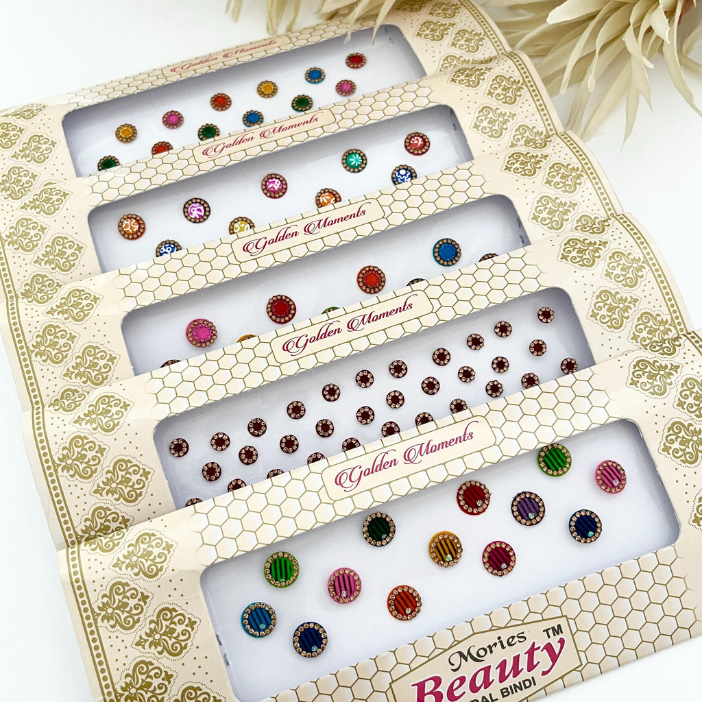 Indian Punjabi Bollywood traditional Fancy Bindi Packets Multicolour